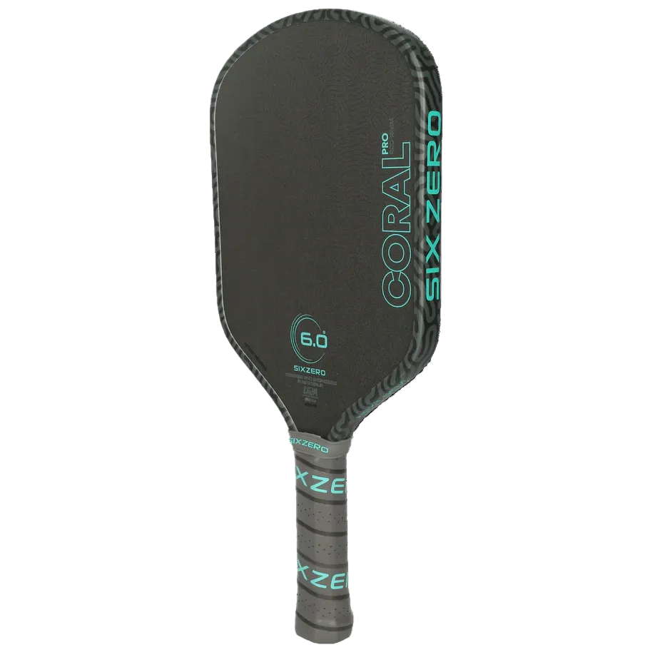 Six Zero Coral PRO (16mm) - Hybrid Pickleball Paddle