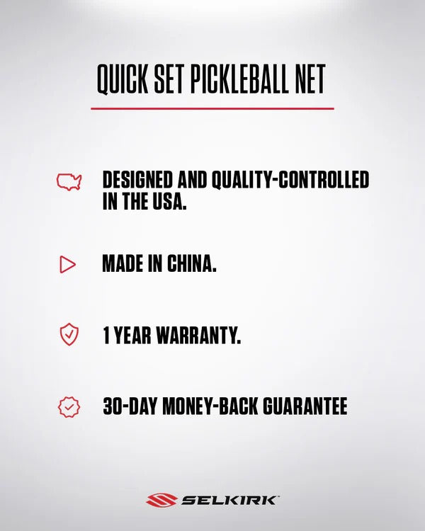 Selkirk QuickSet Pickleball Net
