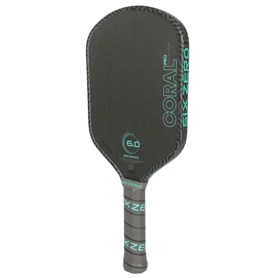 Six Zero Coral PRO (16mm) - Elongated Pickleball Paddle