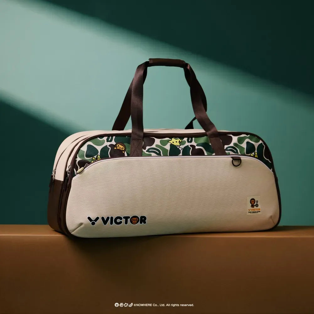 Victor X Baby Milo Store Rectangular Racket Bag (Milo Khaki)