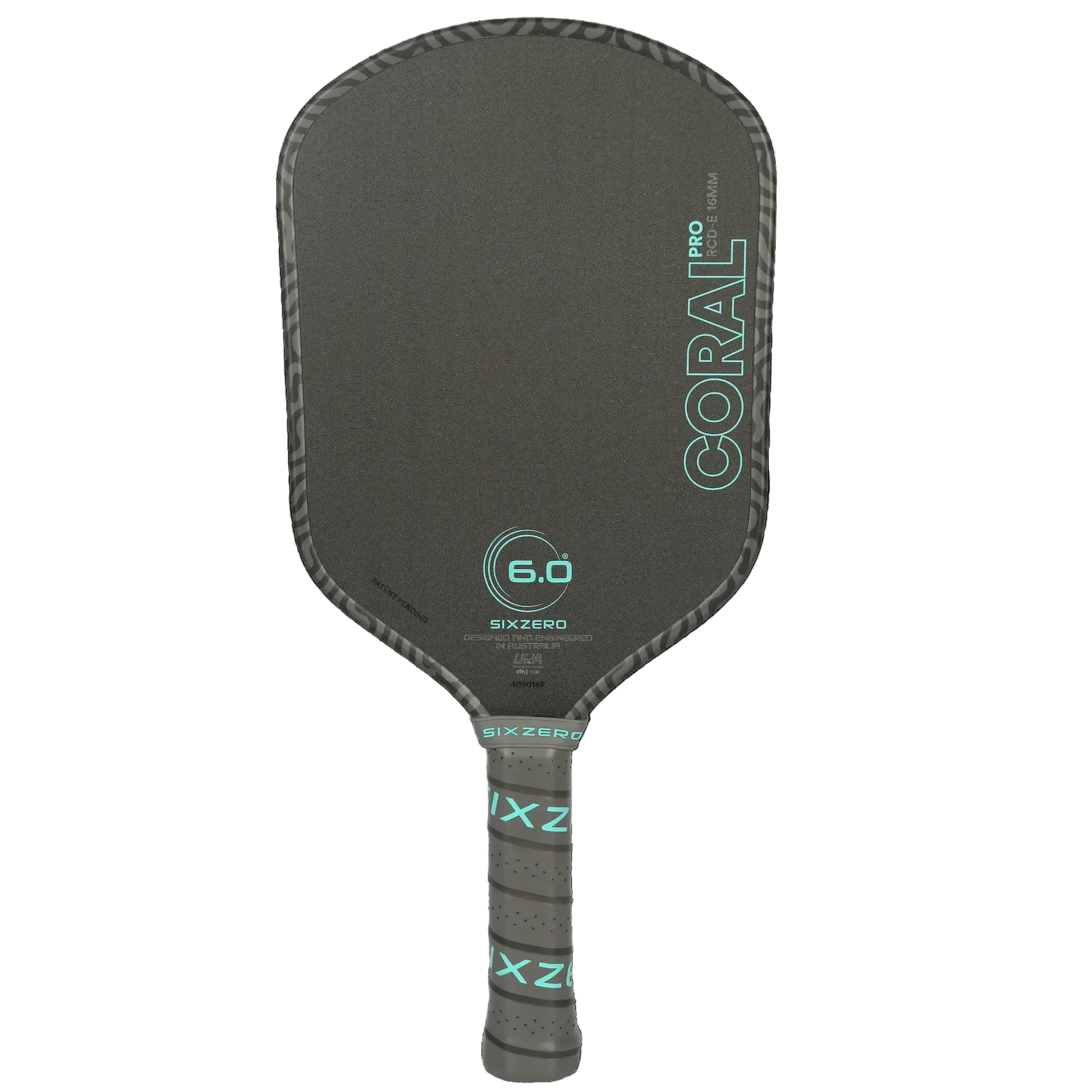 Six Zero Coral PRO (16mm) - Elongated Pickleball Paddle