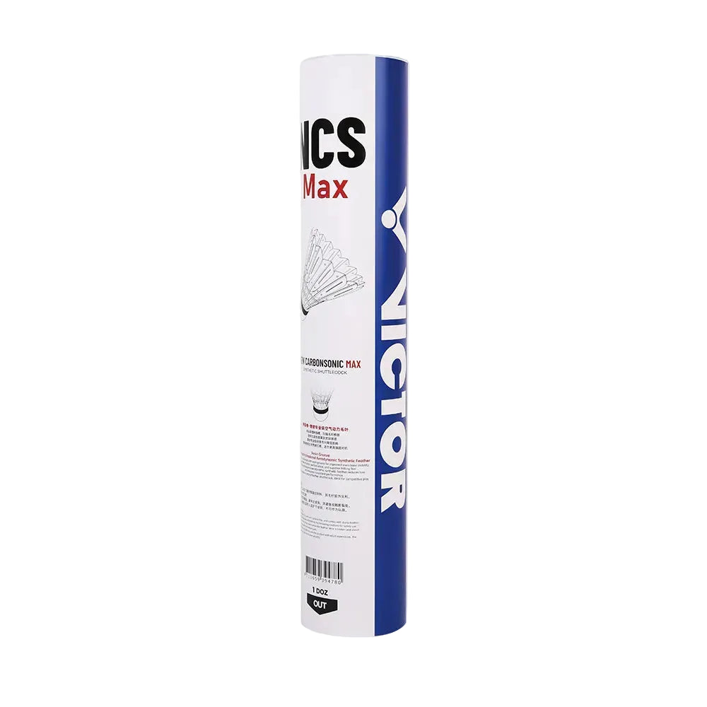 Victor New Carbonsonic NCS Max Synthetic Badminton Shuttlecocks (2026)