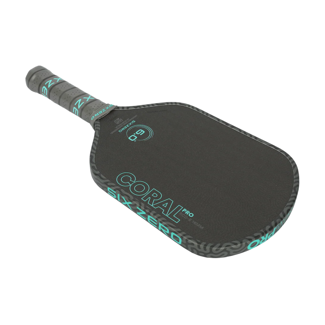 Six Zero Coral Pro (16mm) - Widebody Pickleball Paddle