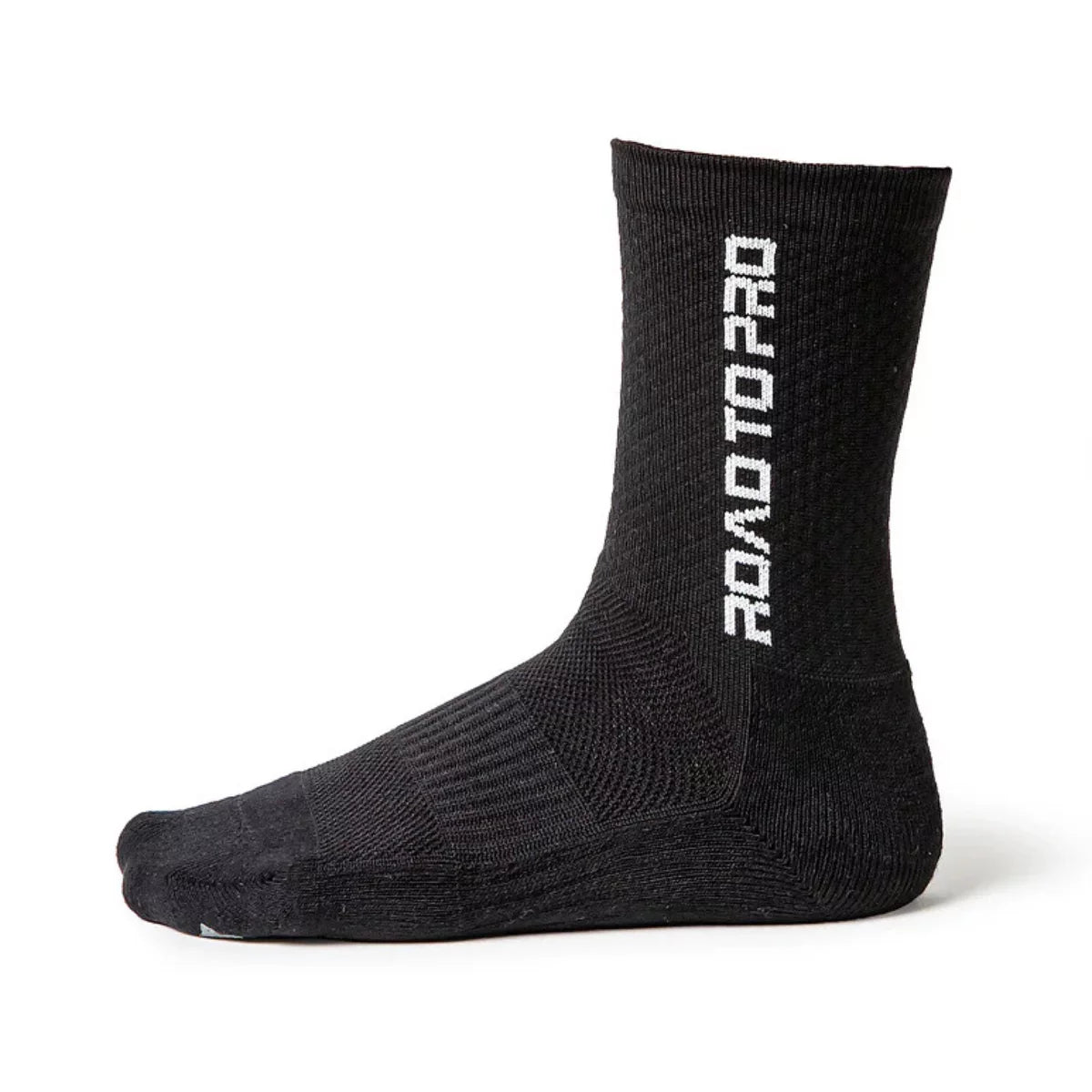 RTP UltraGrip V2 Dual-Sided Non-Slip Crew Tennis Socks (Black)
