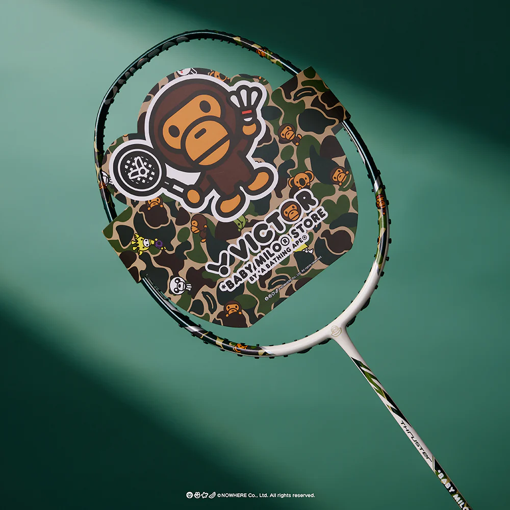 Victor X Baby Milo Store Thruster Racket TK-BABY-MILO-G Badminton Racket (Jungle Green)