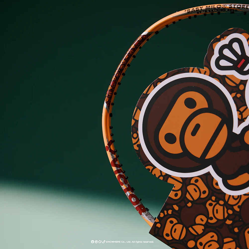 Victor X Baby Milo Store Auraspeed Racket ARS-BABY-MILO-O Badminton Racket (Milo Orange)