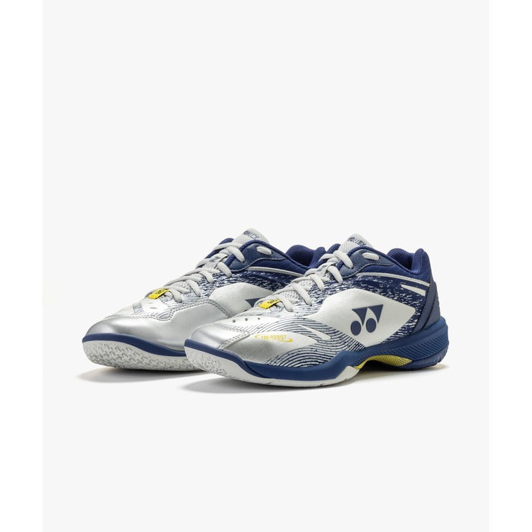 Yonex Power Cushion 65Z4 VA Badminton Shoes - Viktor Axelsen Limited Edition (Men's) (Silver/Navy)