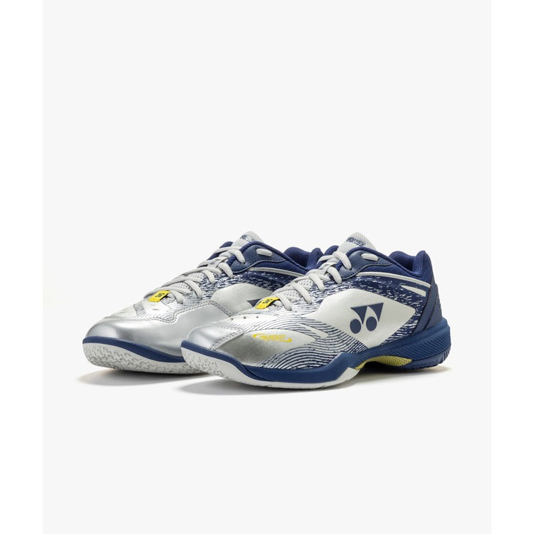 Yonex Power Cushion 65Z4 VA WIDE Badminton Shoes - Viktor Axelsen Limited Edition (Unisex) (Silver/Navy)