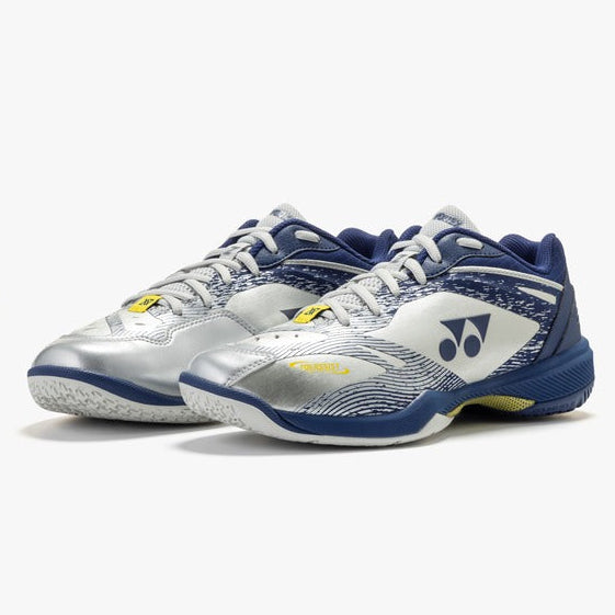 Yonex Power Cushion 65Z4 VA Badminton Shoes - Viktor Axelsen Limited Edition (Women's) (Silver/Navy)