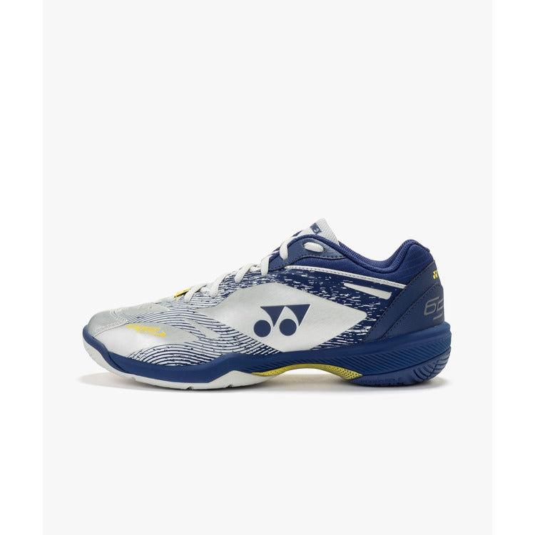 Yonex Power Cushion 65Z4 VA Badminton Shoes - Viktor Axelsen Limited Edition (Men's) (Silver/Navy)