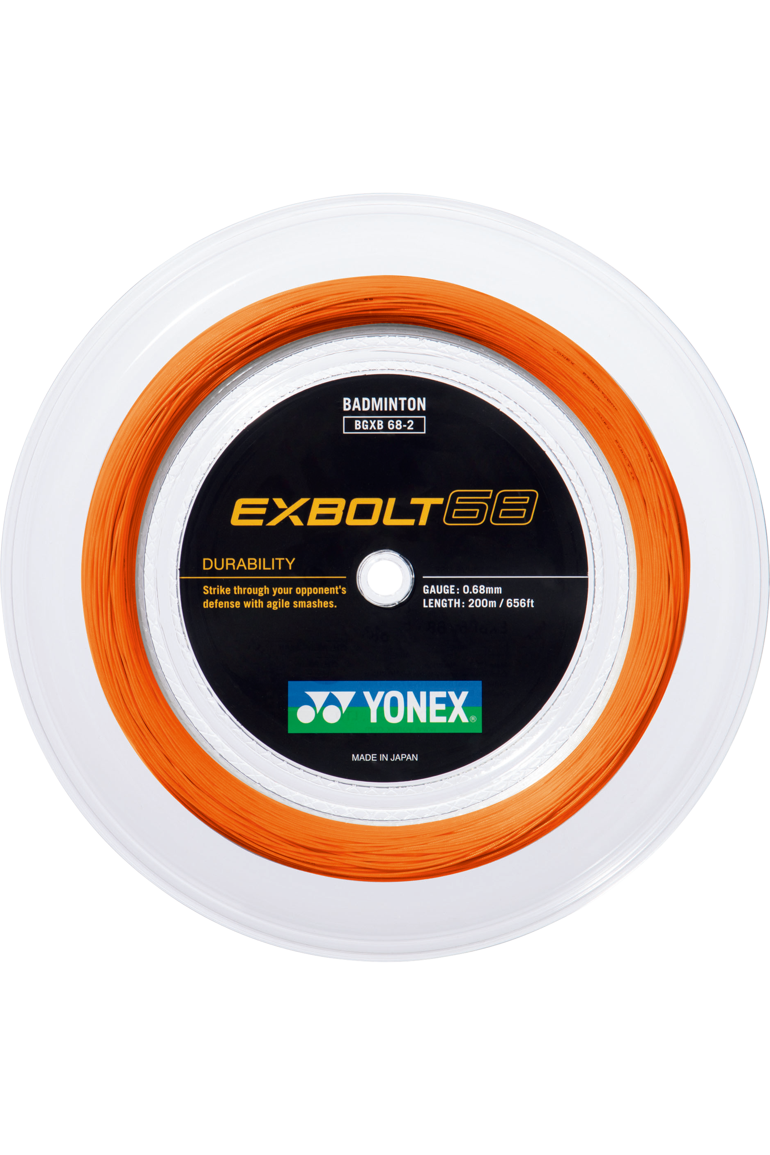 Yonex EXBOLT 68 Badminton String (200m Reel)