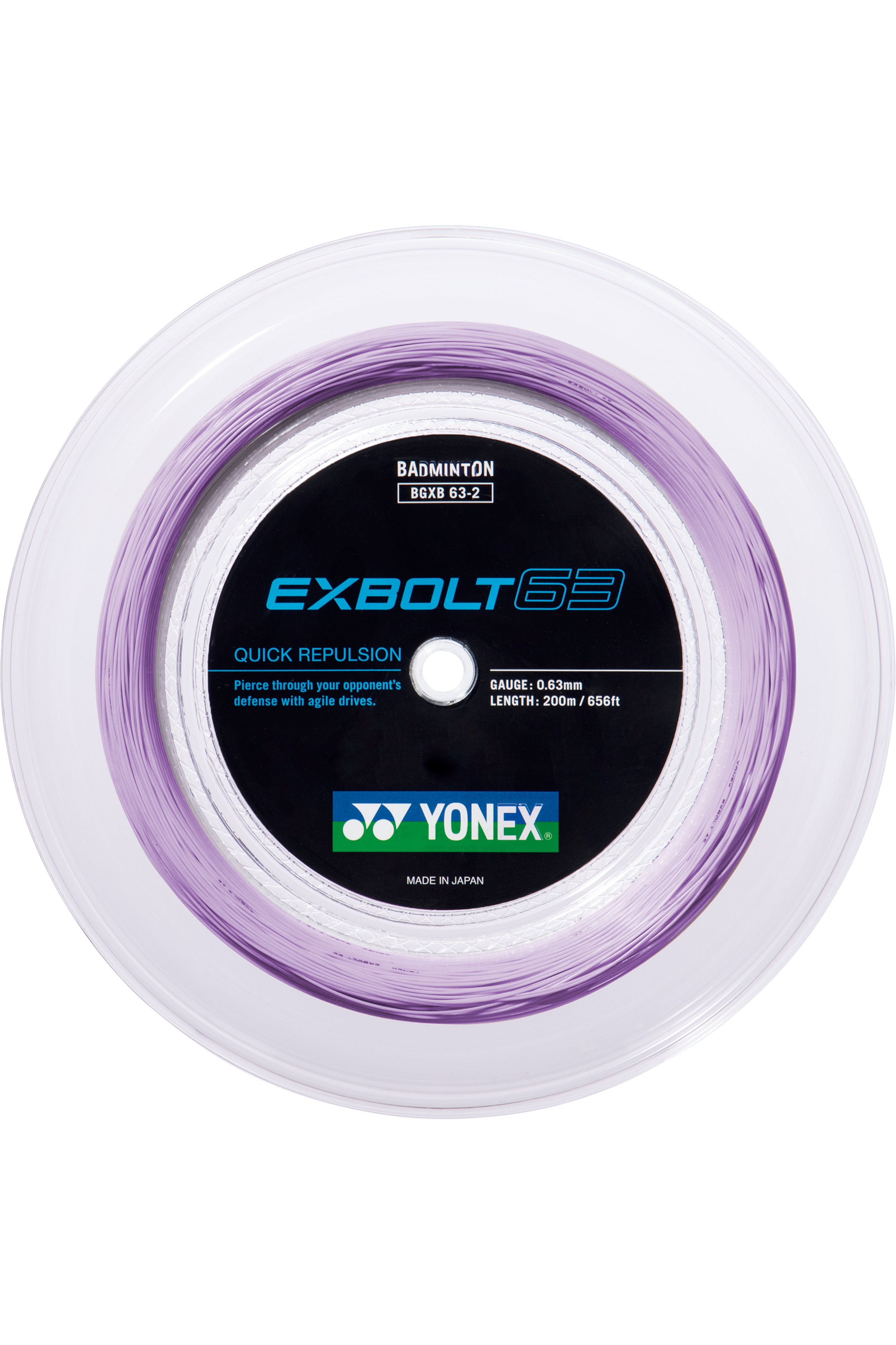 Yonex EXBOLT 63 Badminton String (200m Reel)