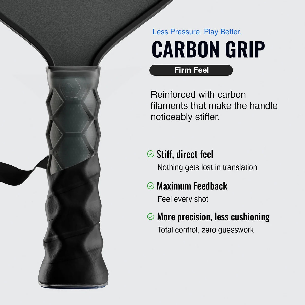 Hesacore Pickleball CARBON Grip