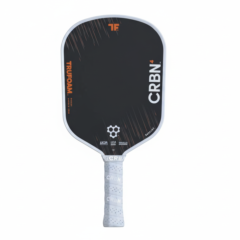 CRBN 4 TruFoam Barrage Pickleball Paddle (Hybrid, AeroCurve)