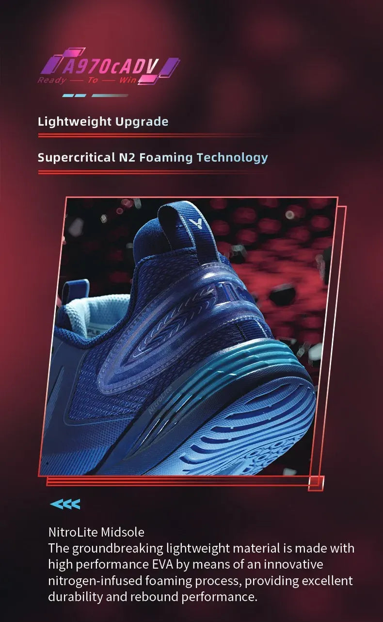 Victor A970cADV B Badminton Shoes (Unisex) (2025)