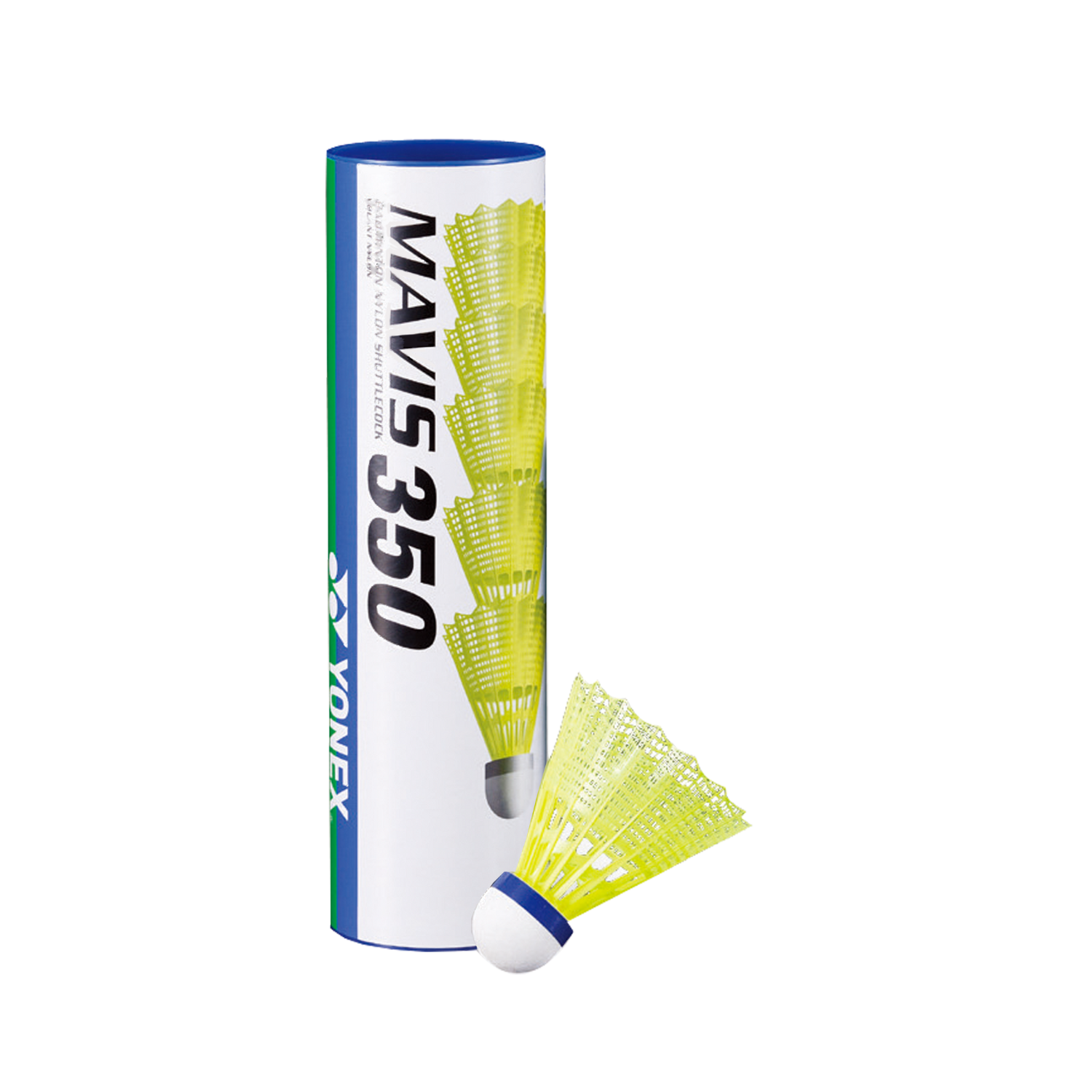 Yonex MAVIS 350 Nylon Shuttles (6 Shuttles)