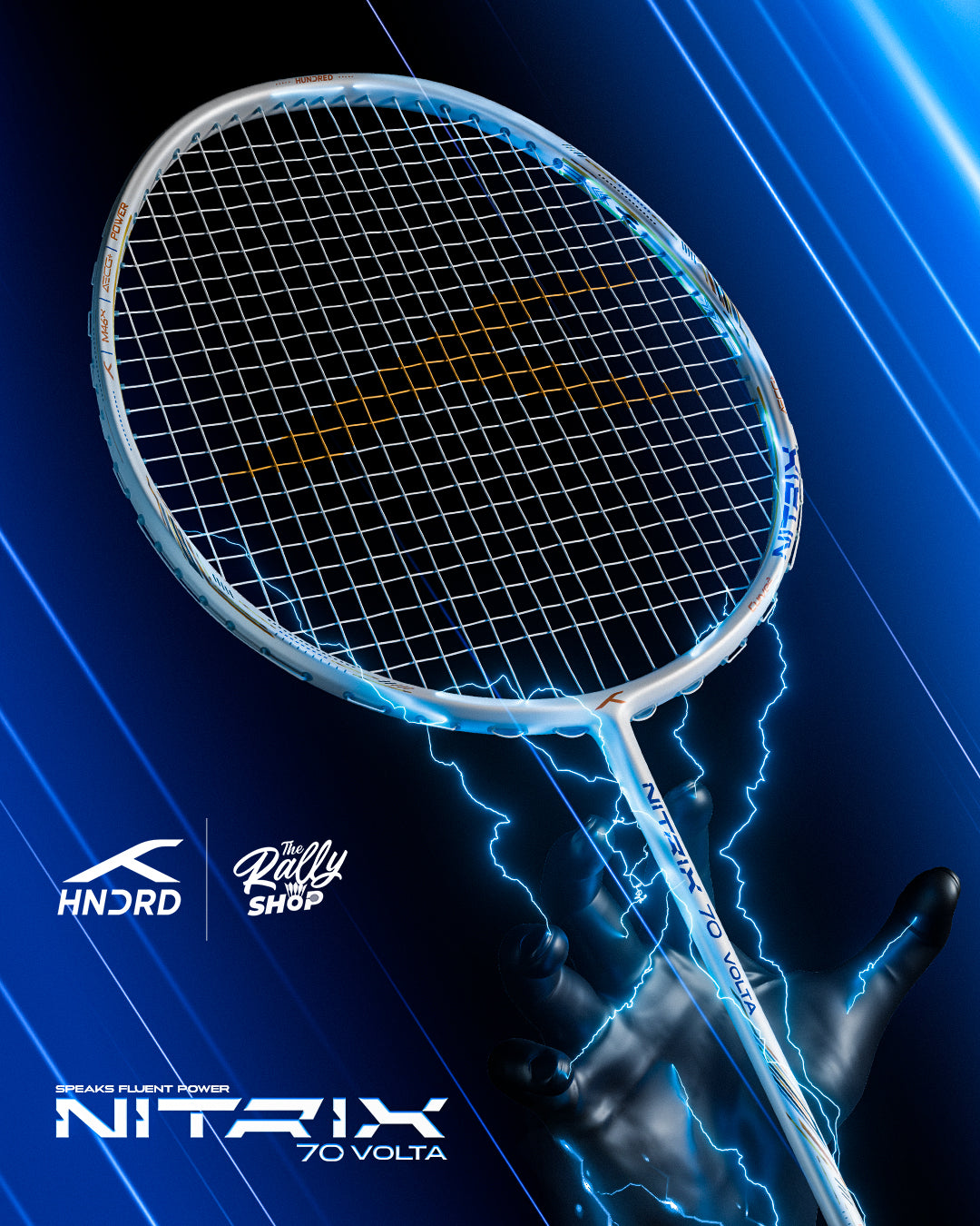 Hundred Nitrix 70 Volta Badminton Racket