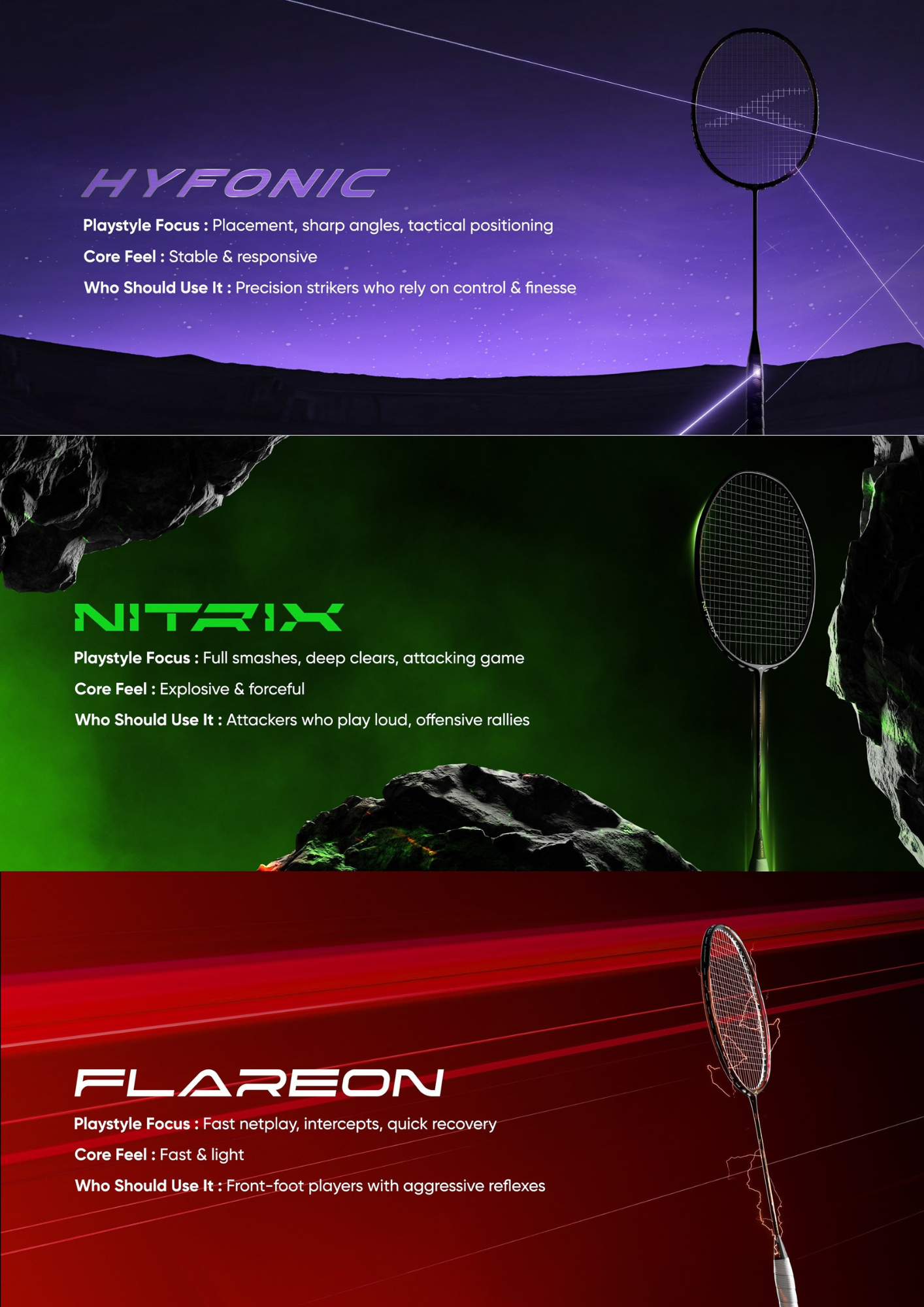 Hundred Hyfonic 7 Badminton Racket