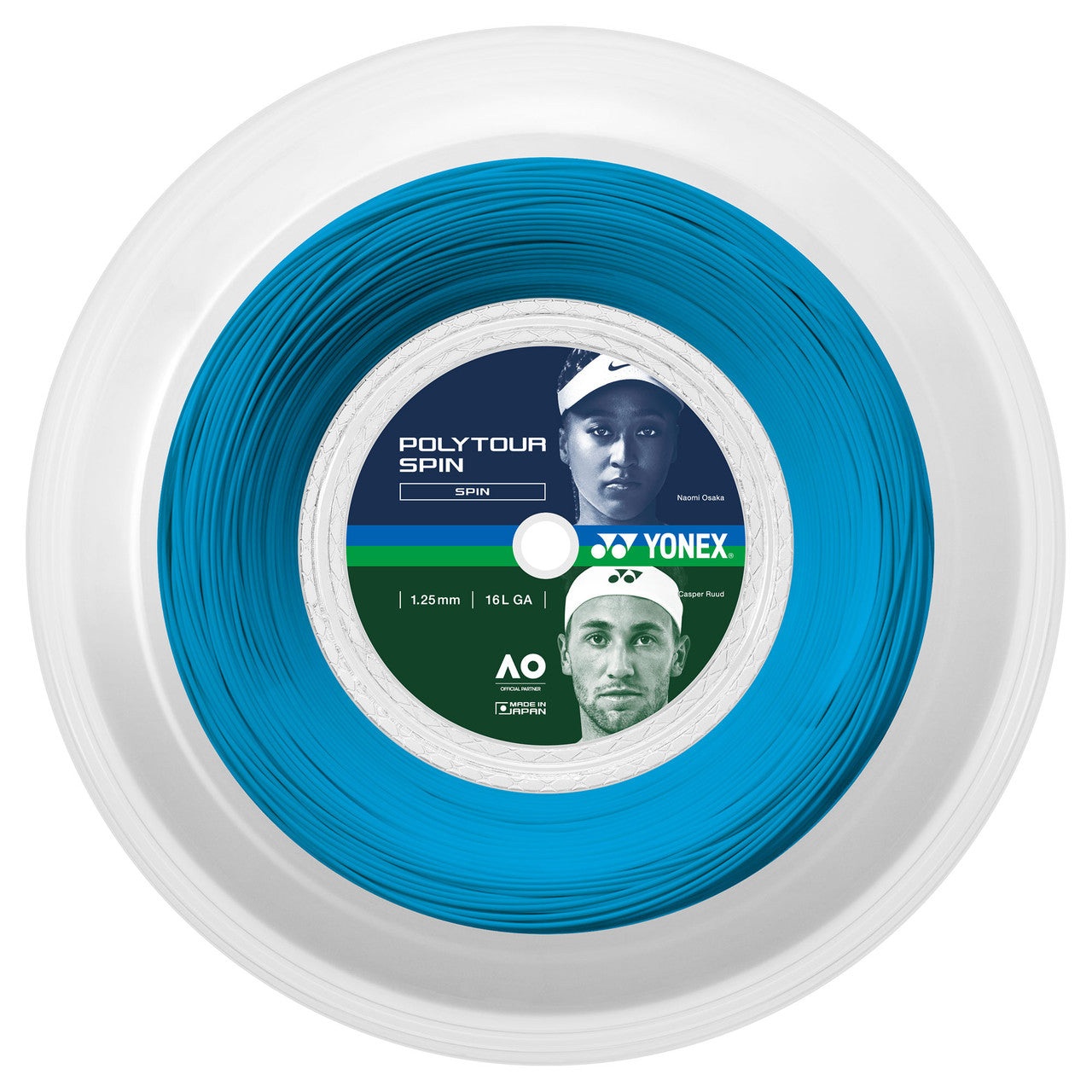 Yonex Polytour Spin 125 Tennis String (200m Reel)