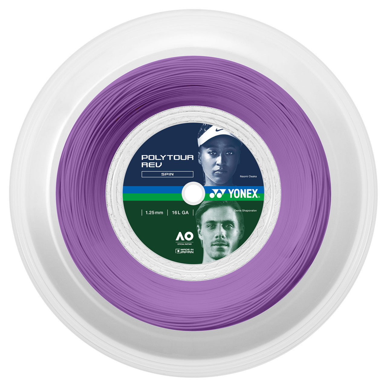 Yonex Polytour Rev 125 Tennis String (200m Reel)