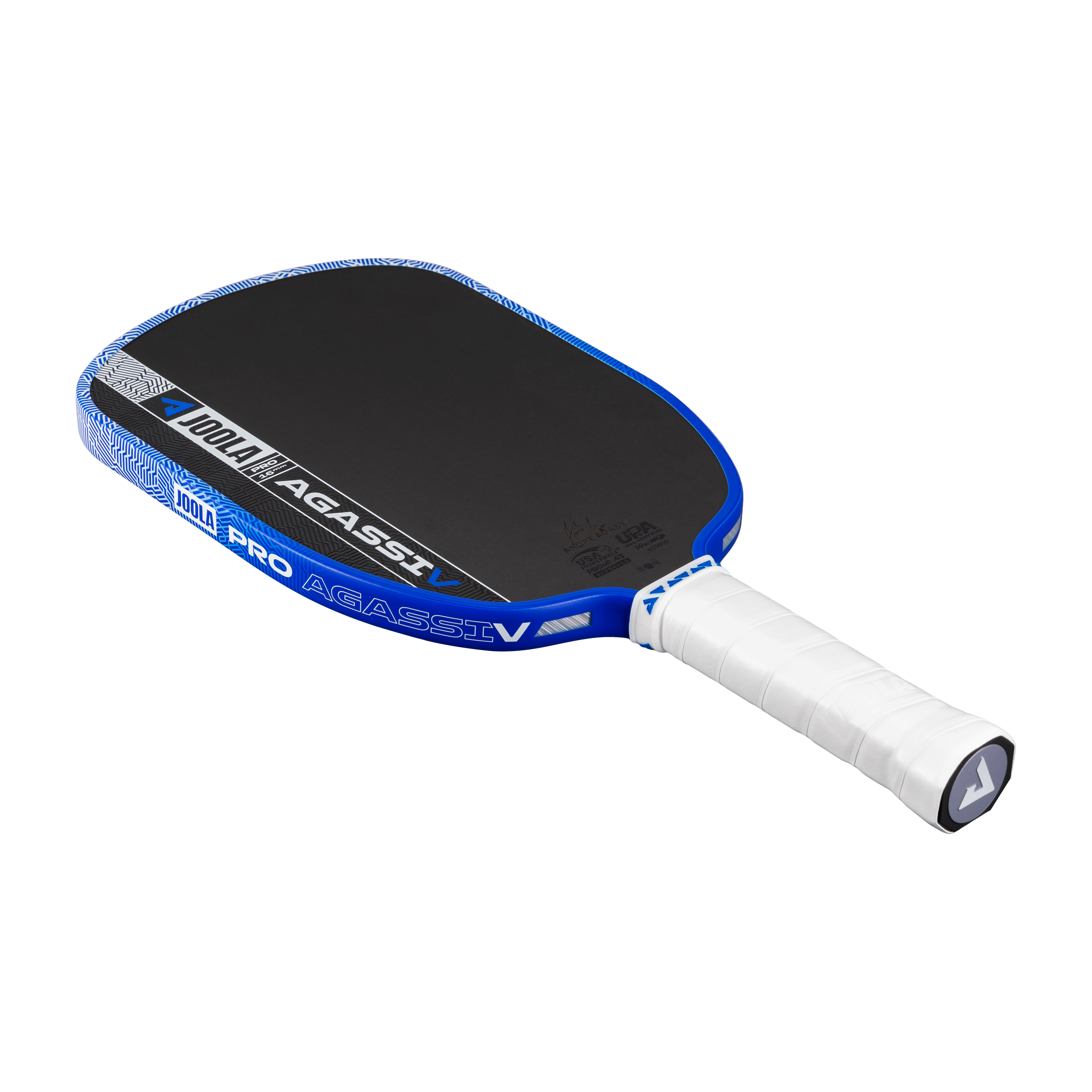 JOOLA Andre Agassi AGASSI Pro V 16mm Pickleball Paddle (Royal Blue)