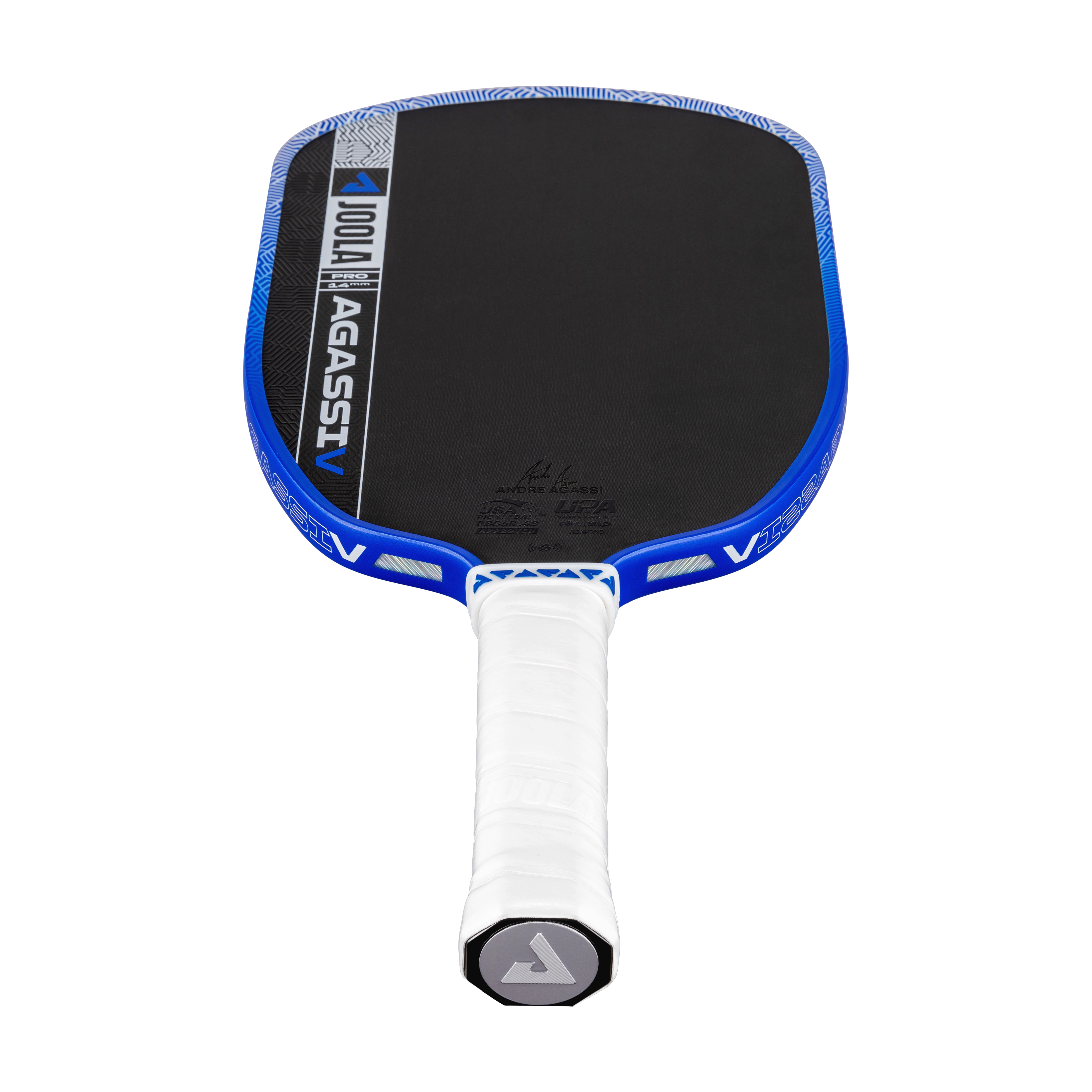 JOOLA Andre Agassi AGASSI Pro V 14mm Pickleball Paddle (Royal Blue)
