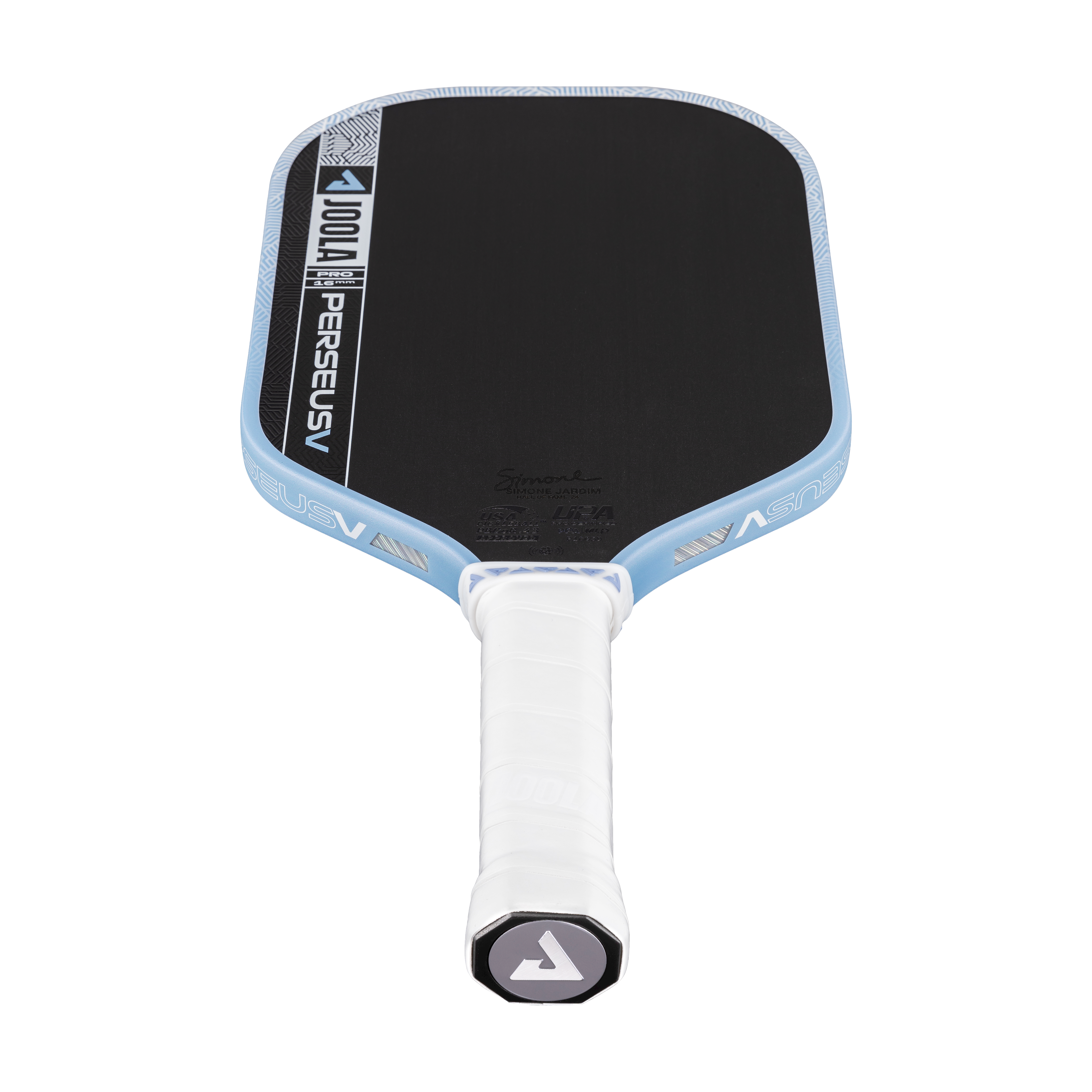 JOOLA Simone Jardim PERSEUS Pro V 16mm Pickleball Paddle (Breeze Blue)