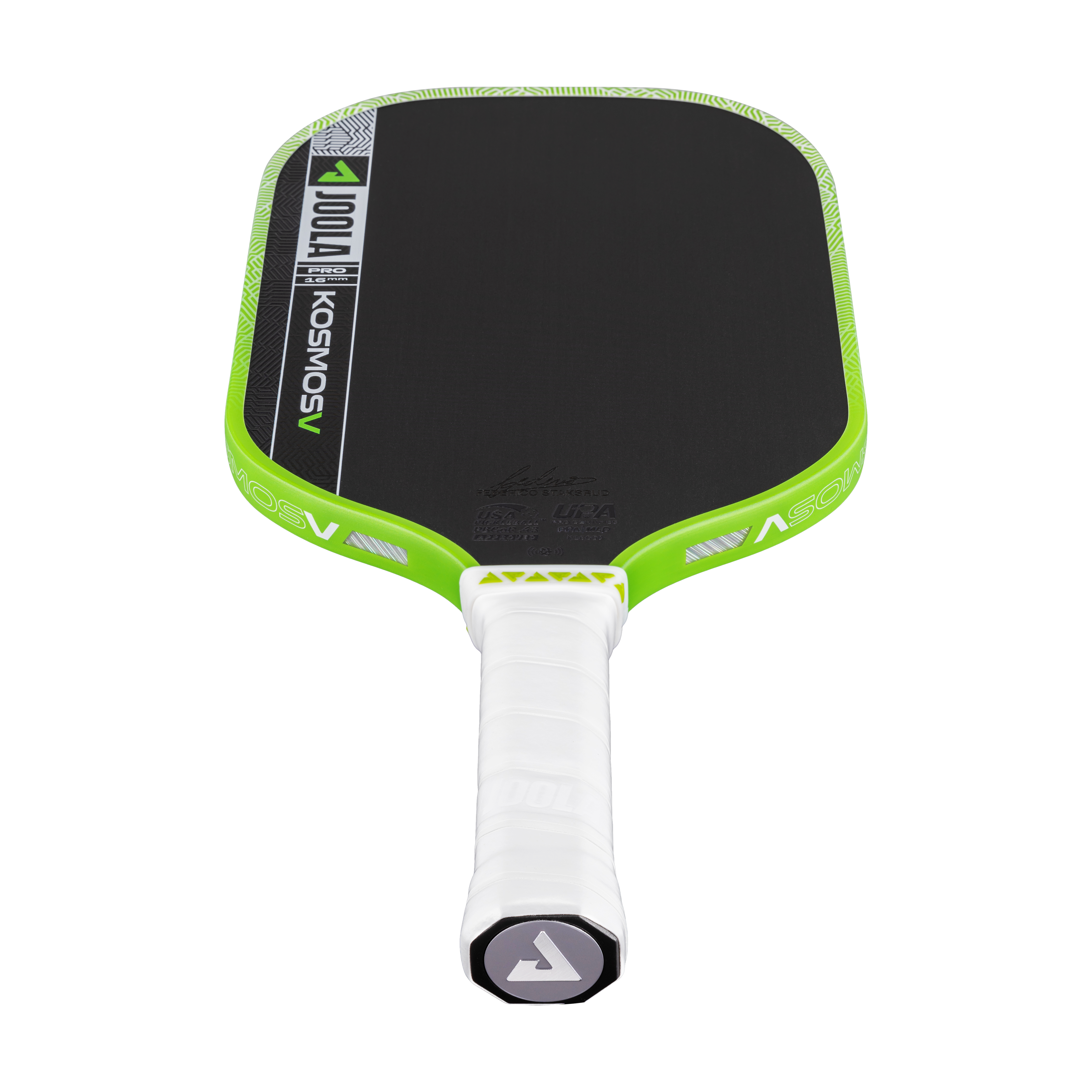 JOOLA Federico Staksrud KOSMOS Pro V 16mm Pickleball Paddle (Surge Green)