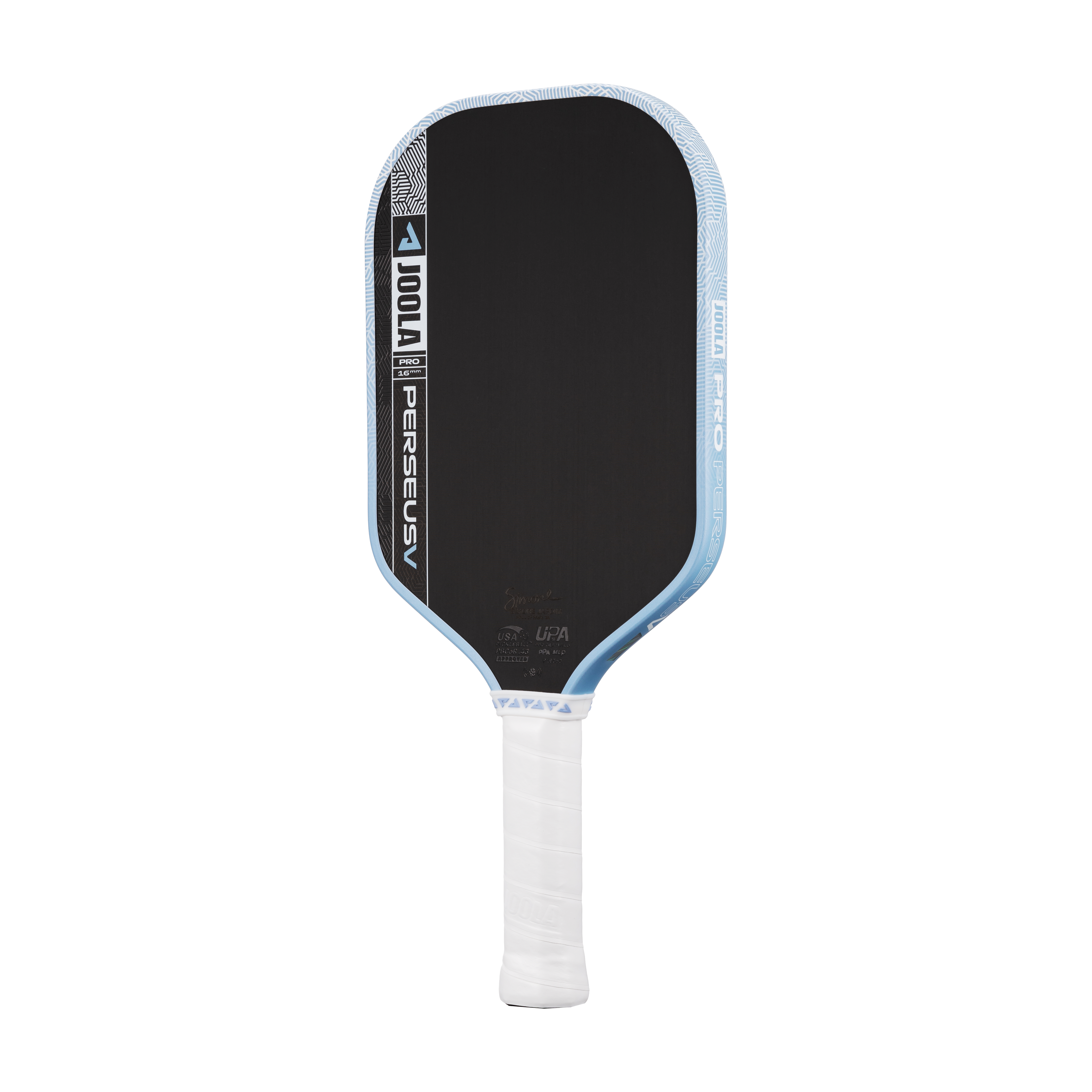 JOOLA Simone Jardim PERSEUS Pro V 16mm Pickleball Paddle (Breeze Blue)