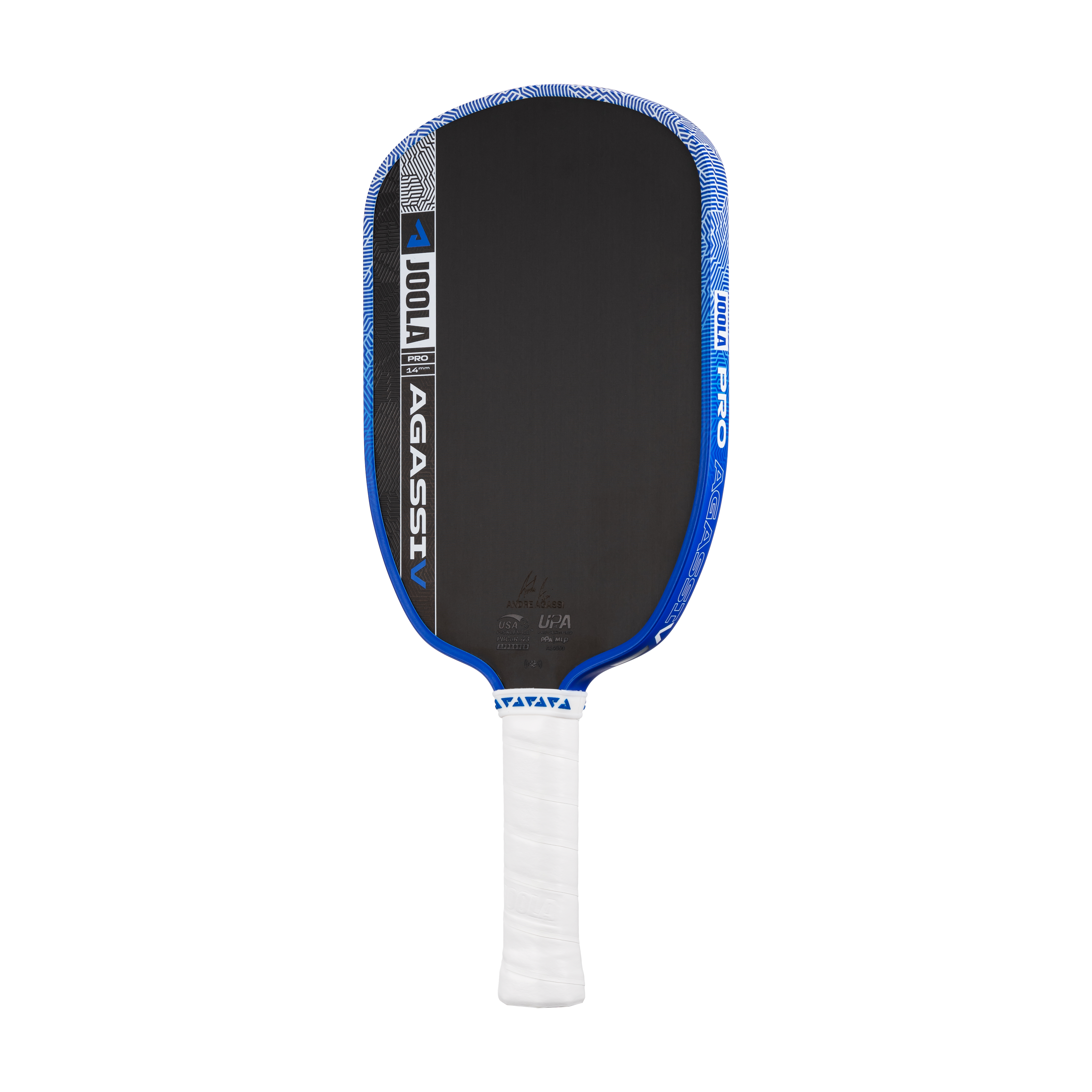 JOOLA Andre Agassi AGASSI Pro V 14mm Pickleball Paddle (Royal Blue)