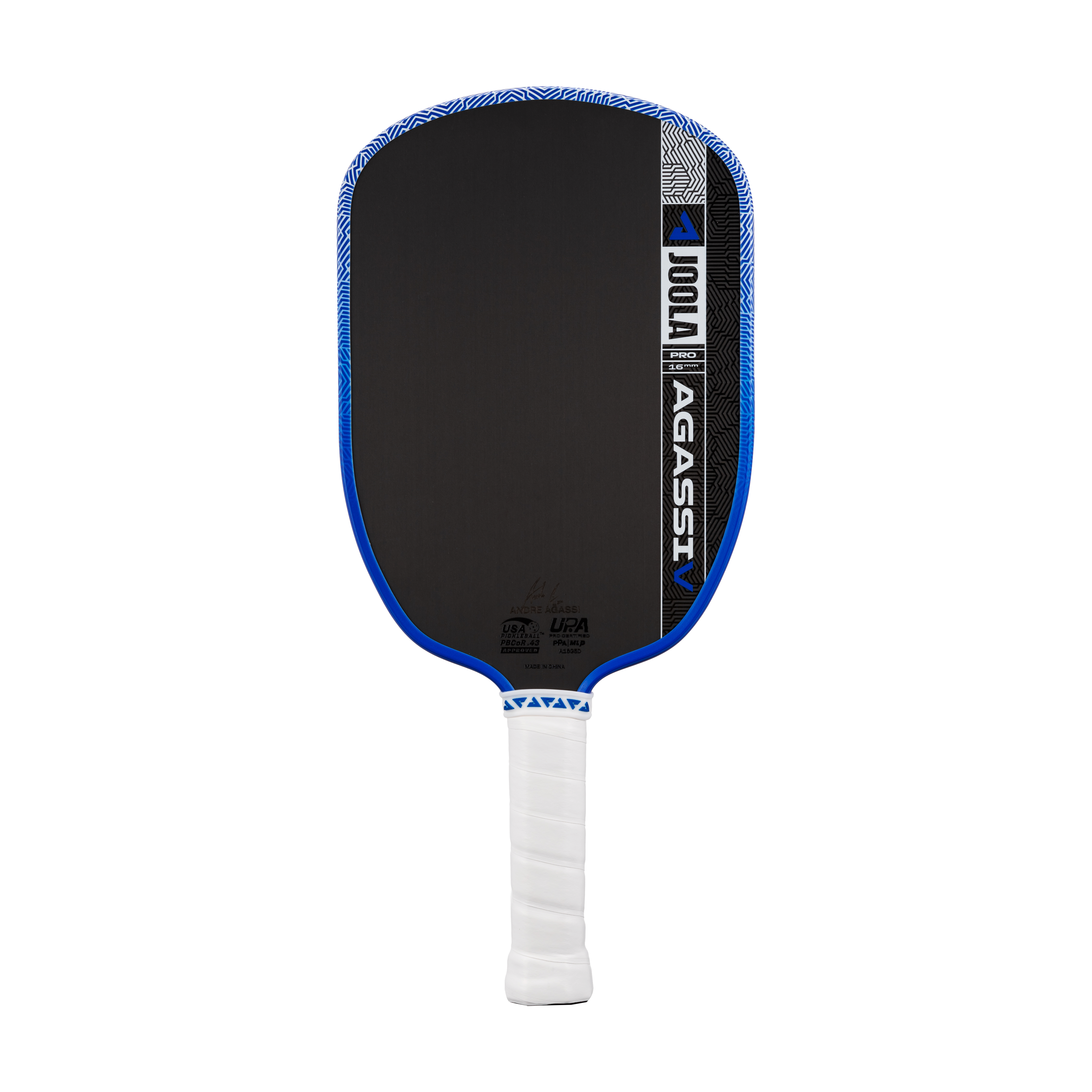 JOOLA Andre Agassi AGASSI Pro V 16mm Pickleball Paddle (Royal Blue)