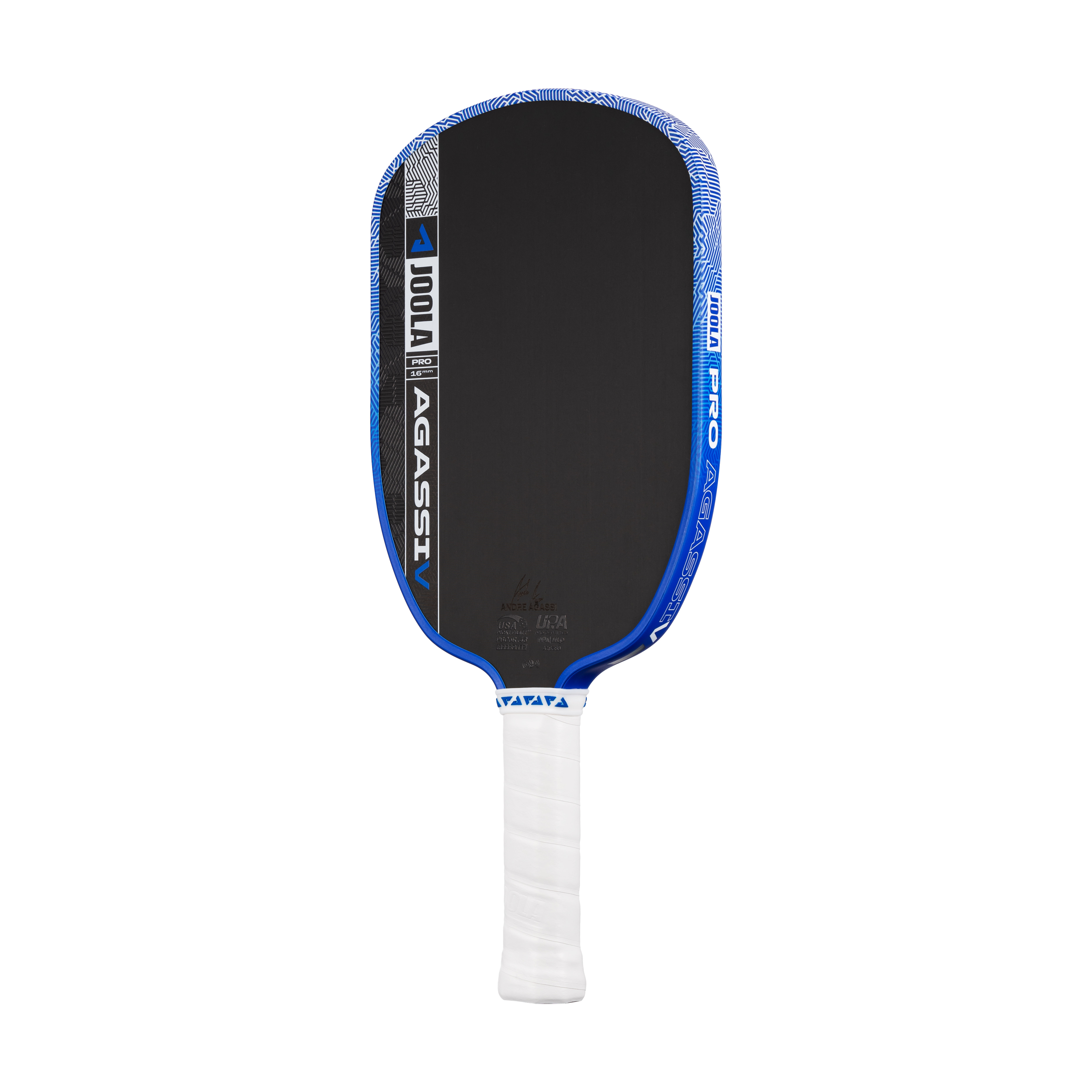 JOOLA Andre Agassi AGASSI Pro V 16mm Pickleball Paddle (Royal Blue)