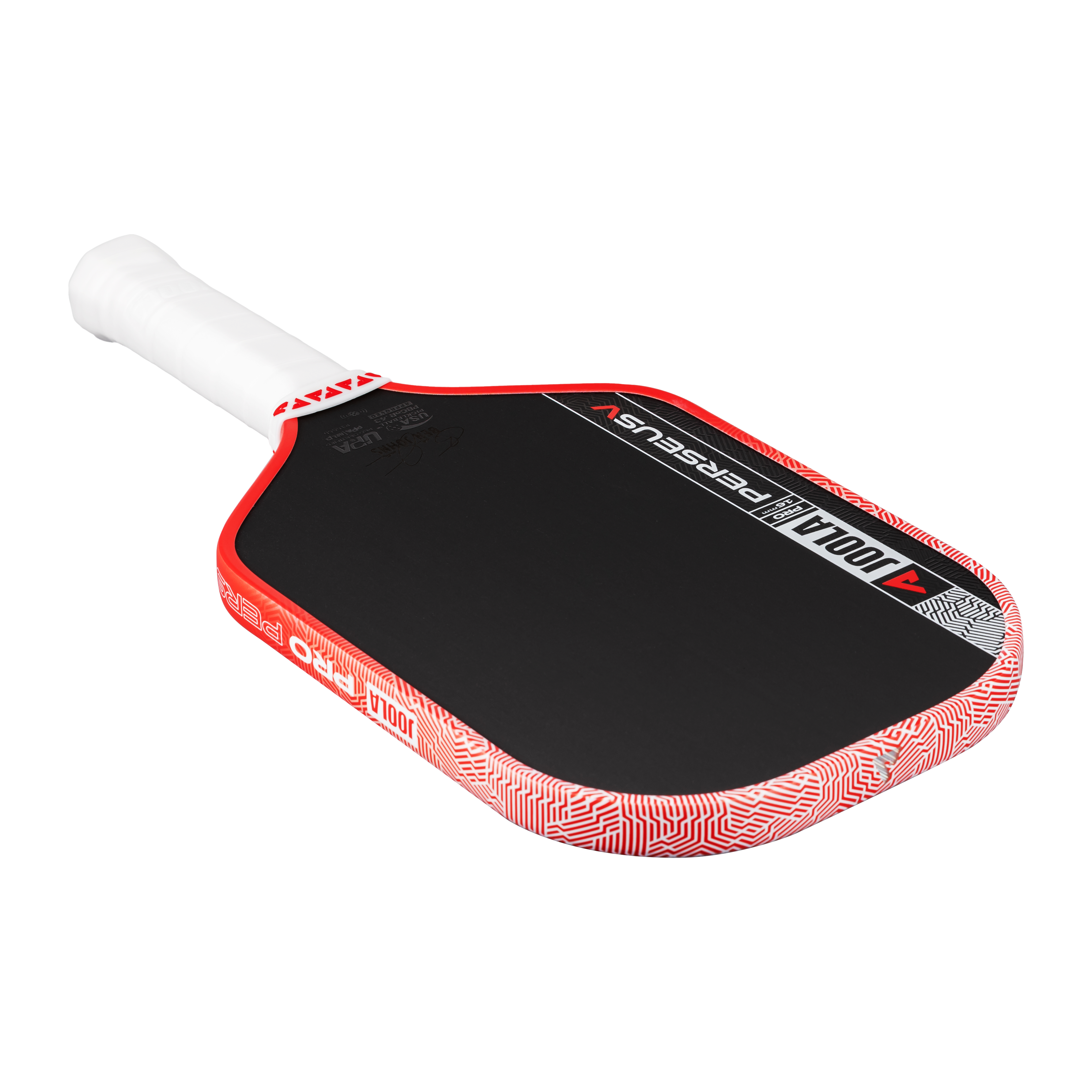 JOOLA Ben Johns PERSEUS Pro V 16mm Pickleball Paddle (Blaze Red)
