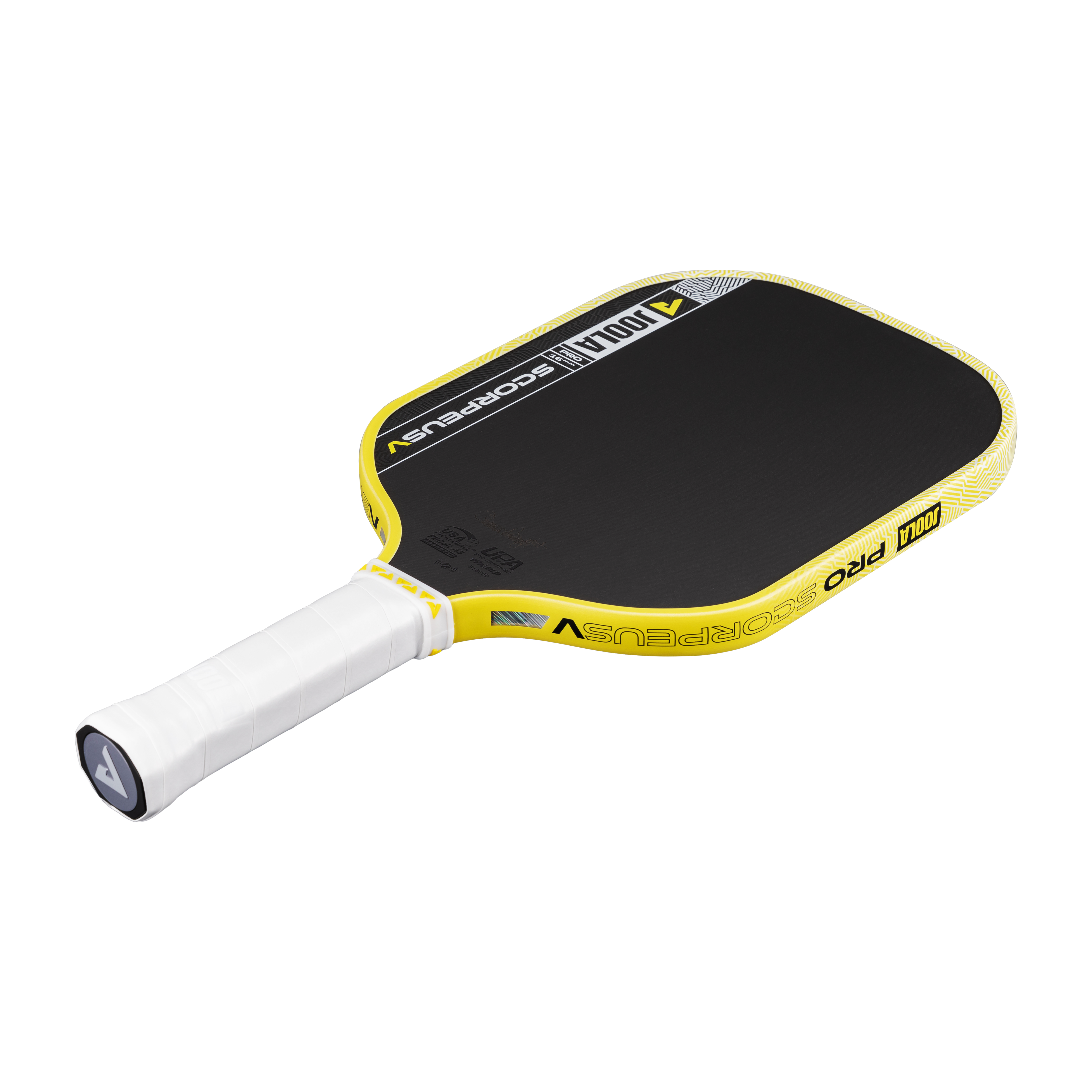 JOOLA Anna Bright SCORPEUS Pro V 16mm Pickleball Paddle (JOOLA Yellow)