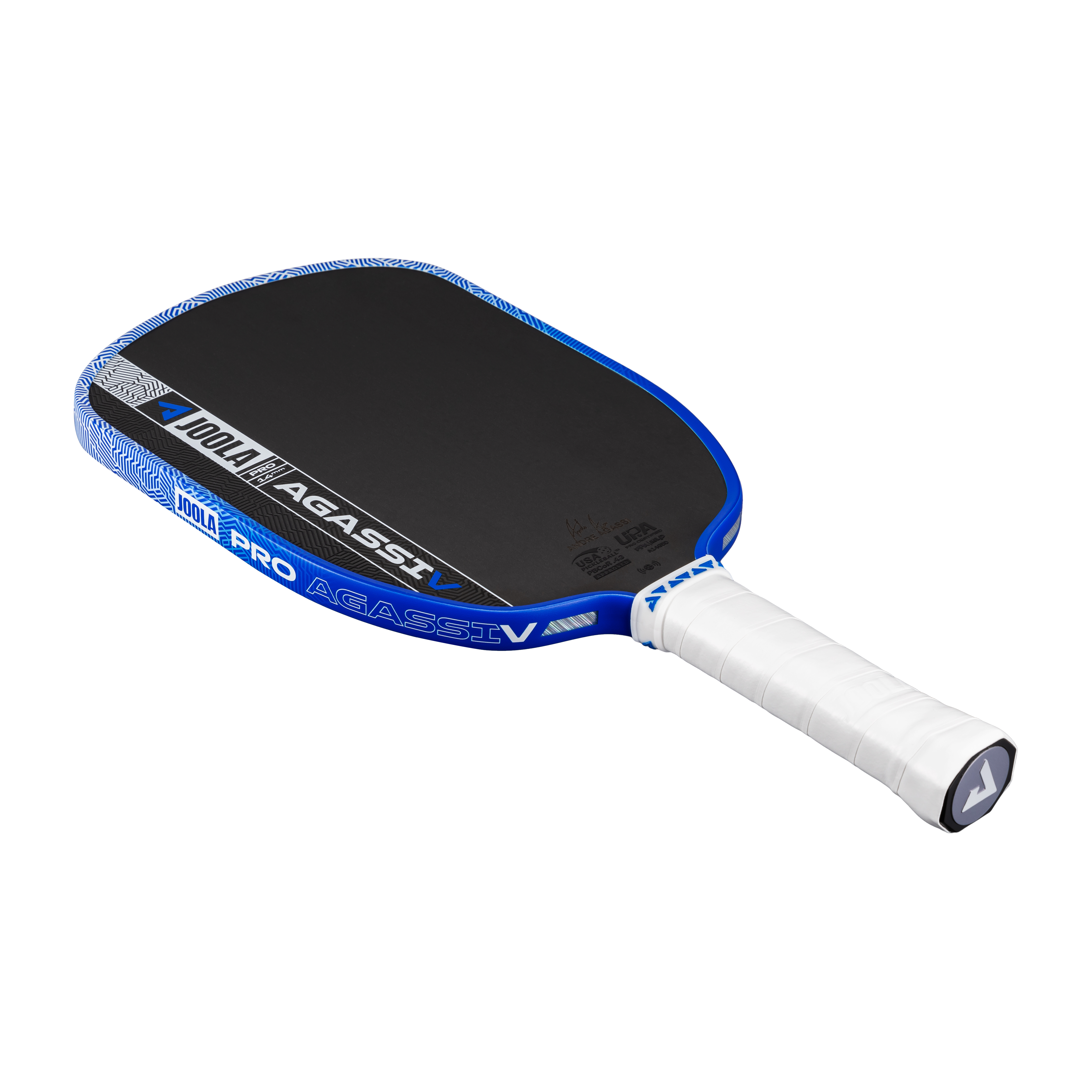 JOOLA Andre Agassi AGASSI Pro V 14mm Pickleball Paddle (Royal Blue)