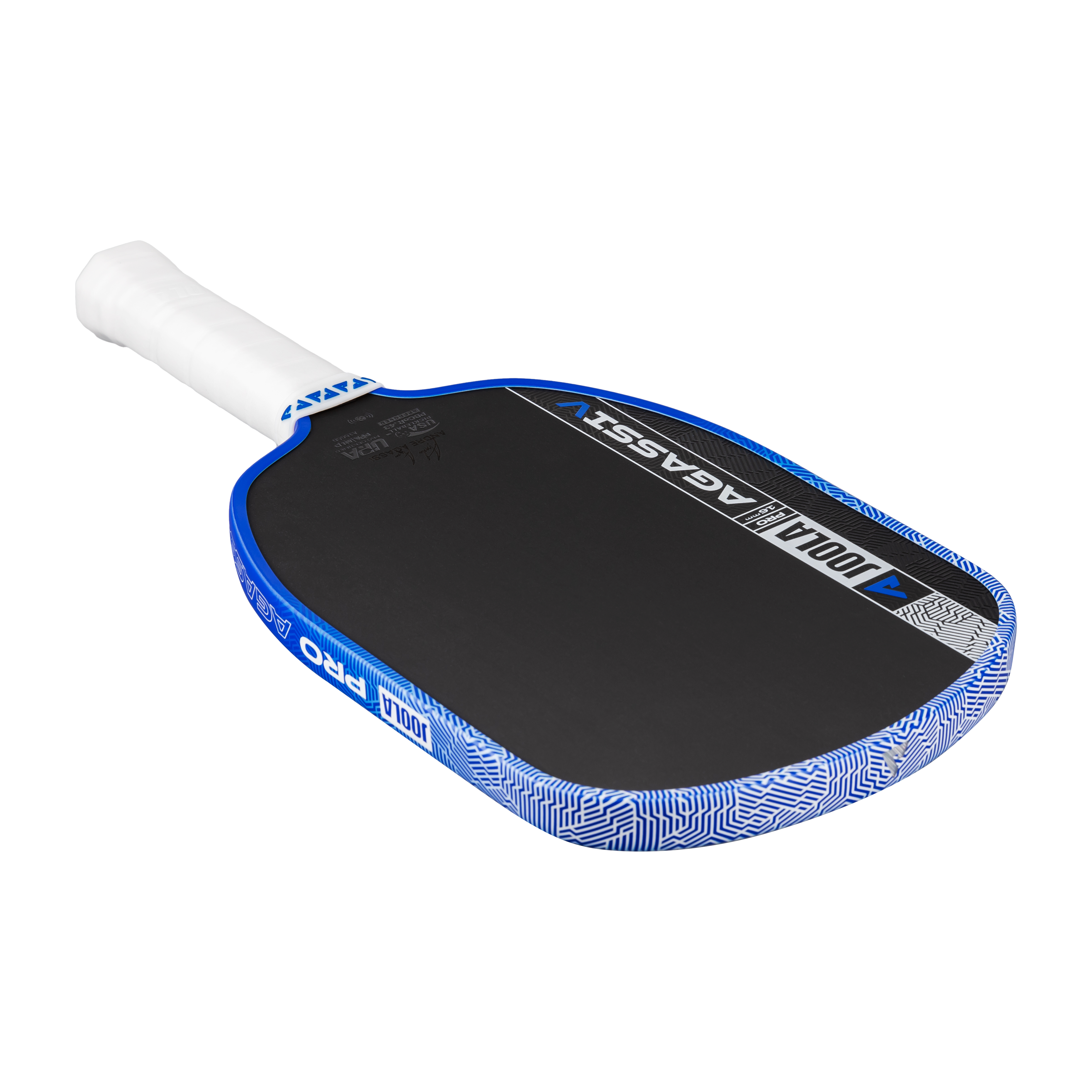 JOOLA Andre Agassi AGASSI Pro V 16mm Pickleball Paddle (Royal Blue)