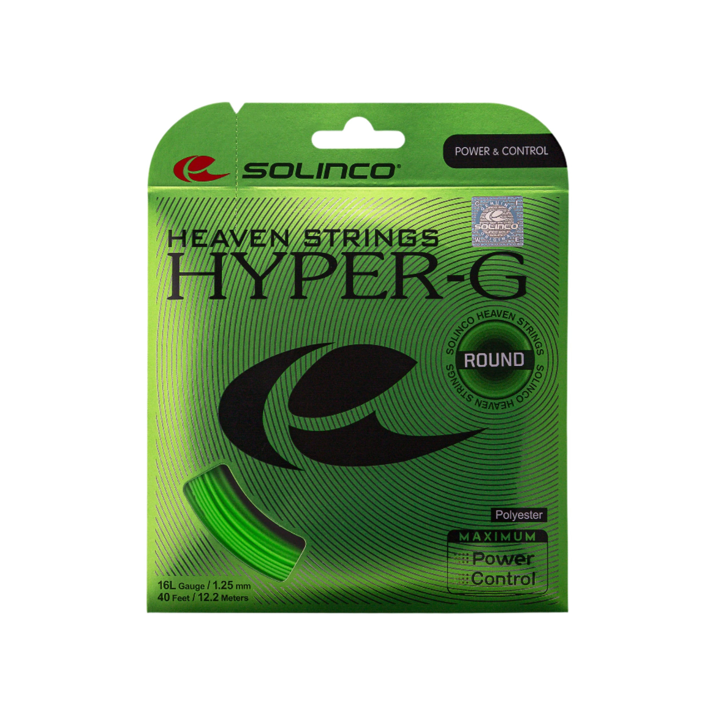 Solinco Hyper-G ROUND Tennis String (Single Pack)