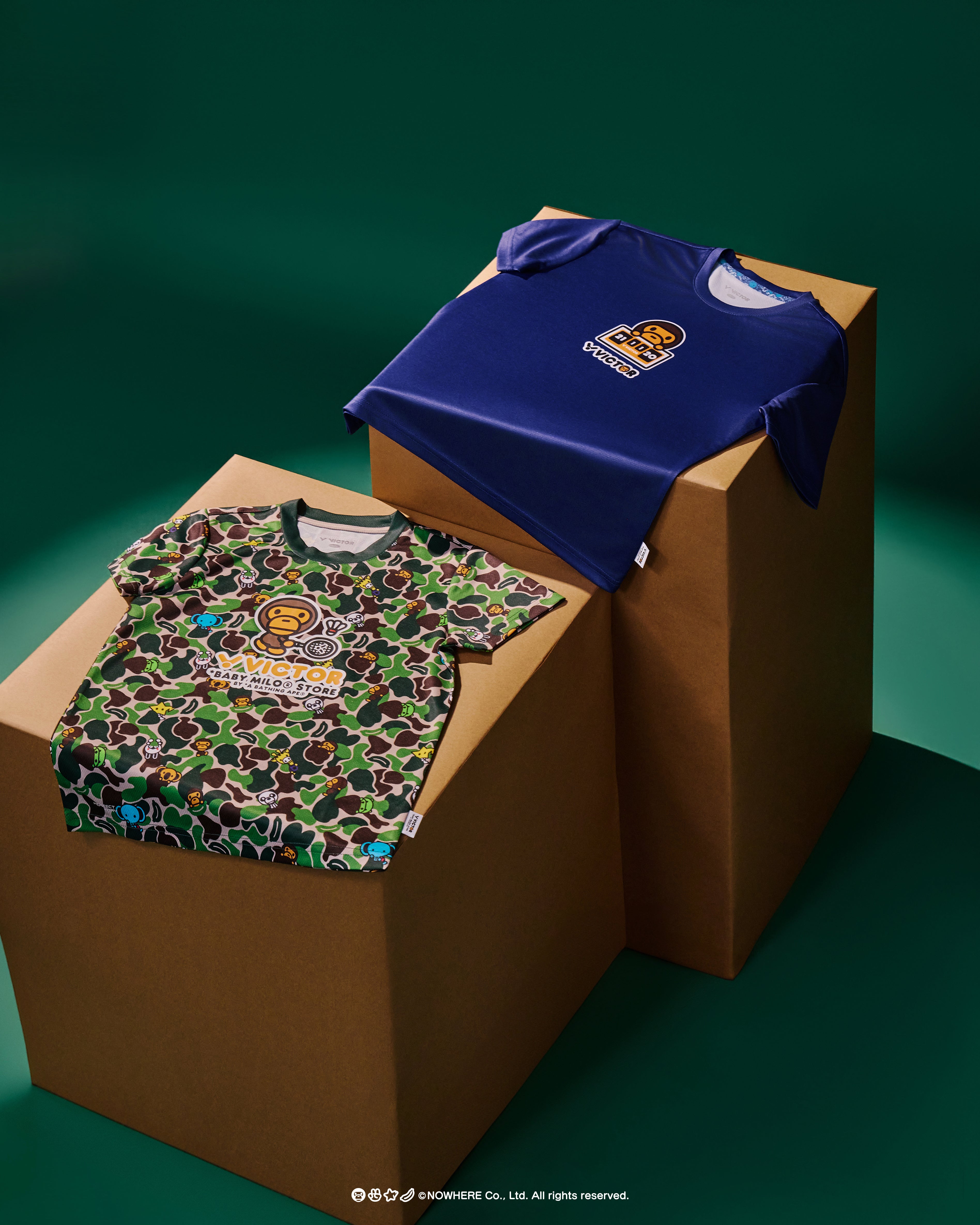 Victor X Baby Milo Store Knitted T-Shirt (Milo Blue)