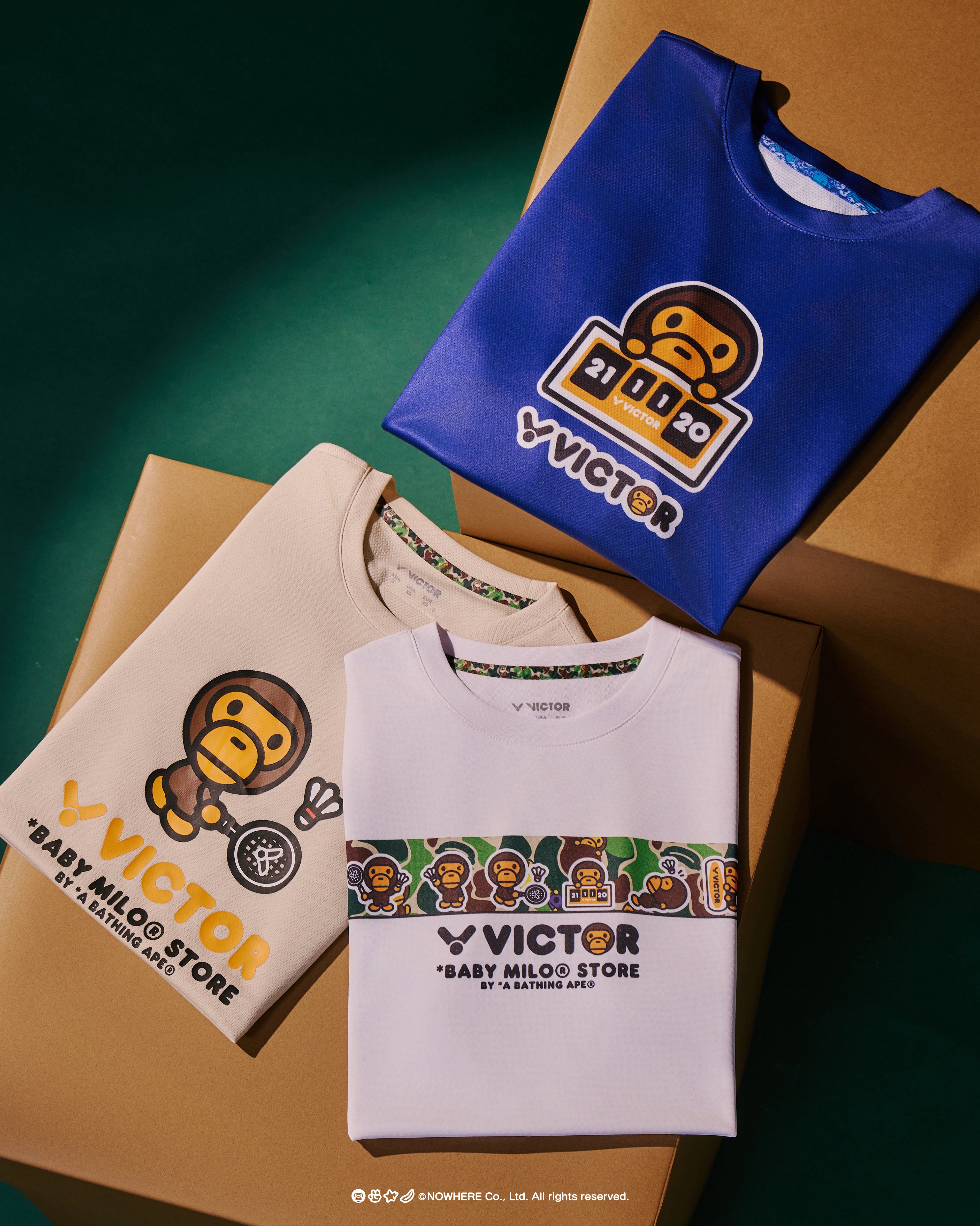 Victor X Baby Milo Store Knitted T-Shirt (Milo Khaki)