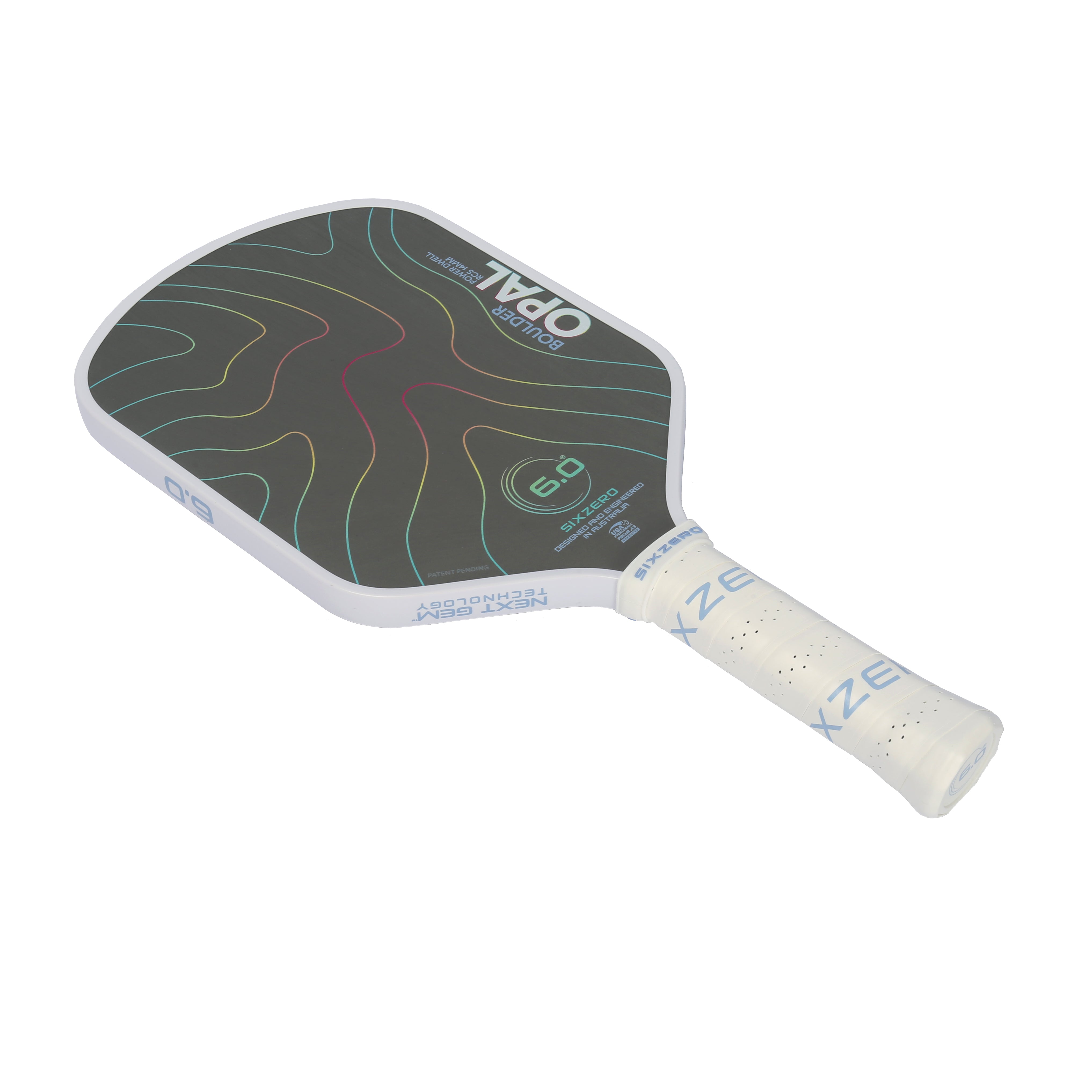 Six Zero Boulder Opal (14mm) - Hybrid Smooth (USAP Approved) Pickleball Paddle