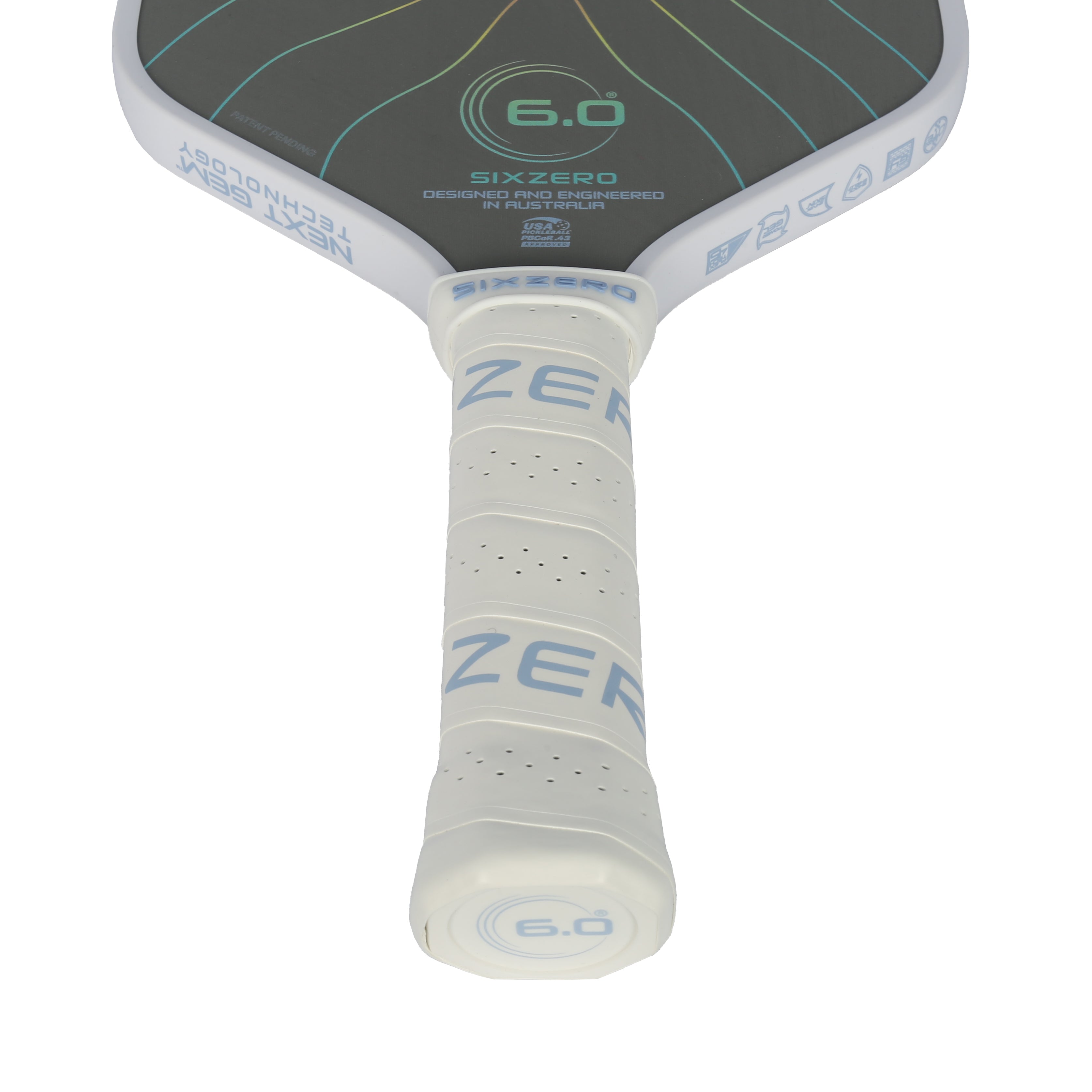 Six Zero Boulder Opal (14mm) - Hybrid Smooth (USAP Approved) Pickleball Paddle