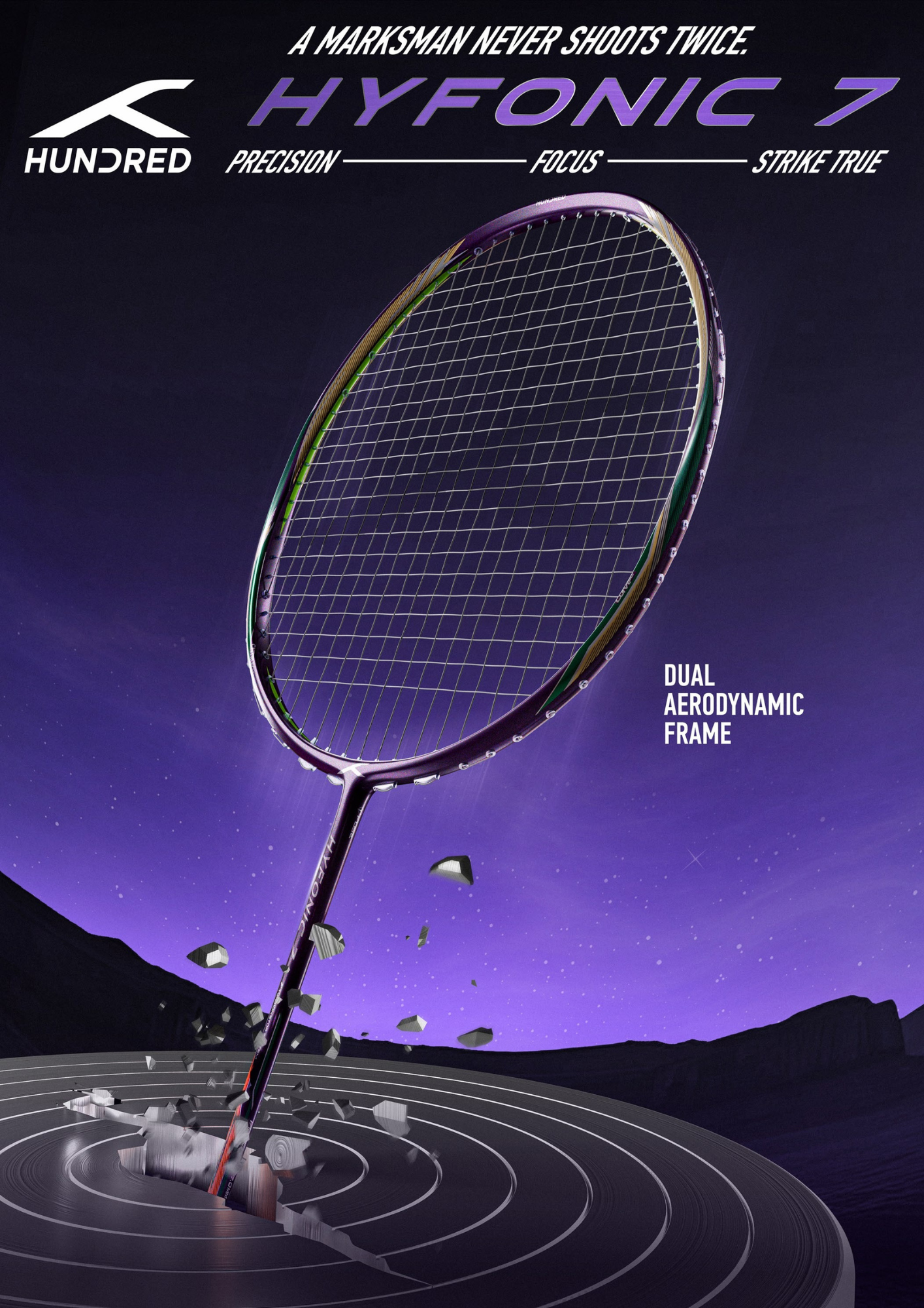 Hundred Hyfonic 7 Badminton Racket