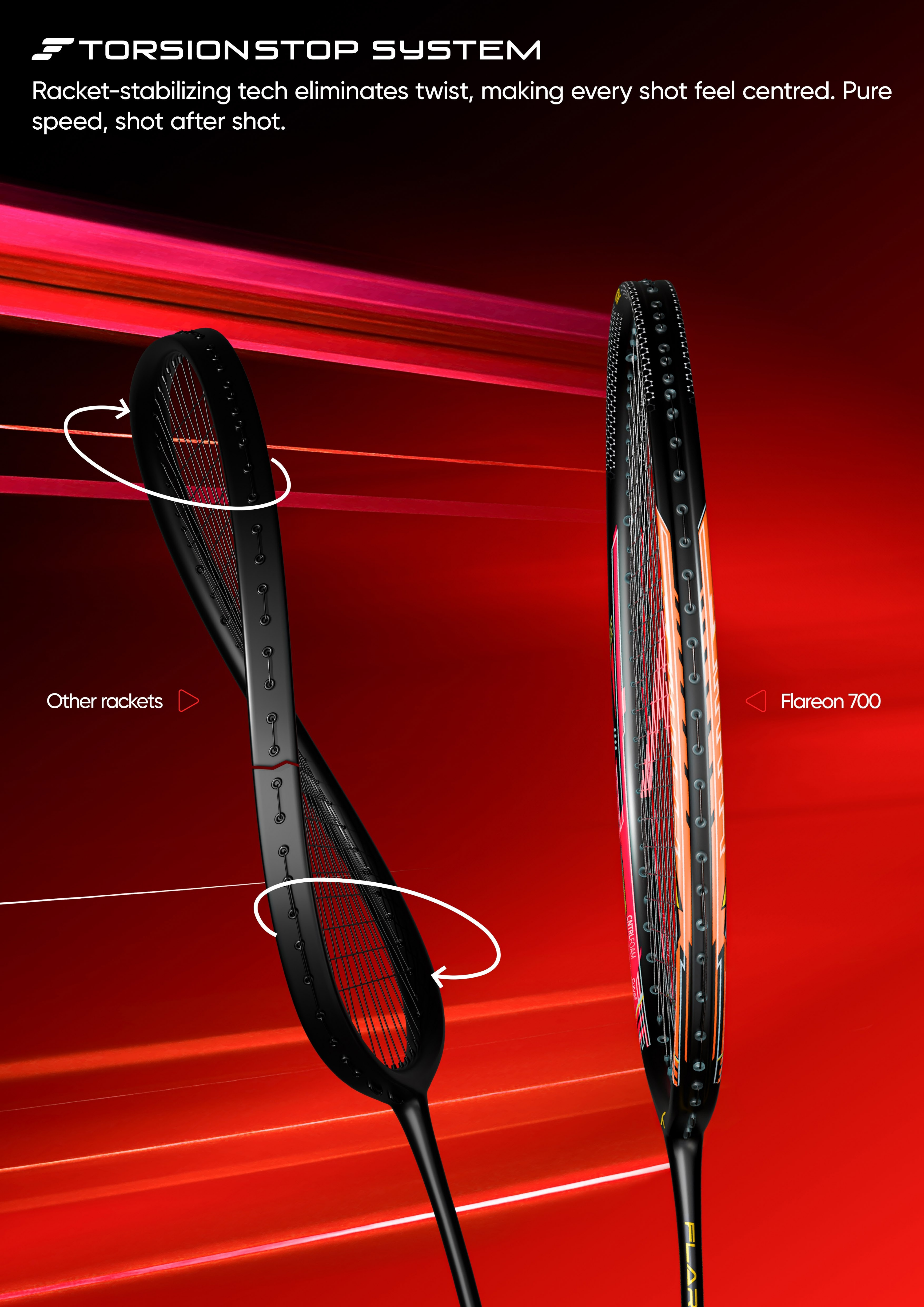 Hundred Flareon 700 Badminton Racket