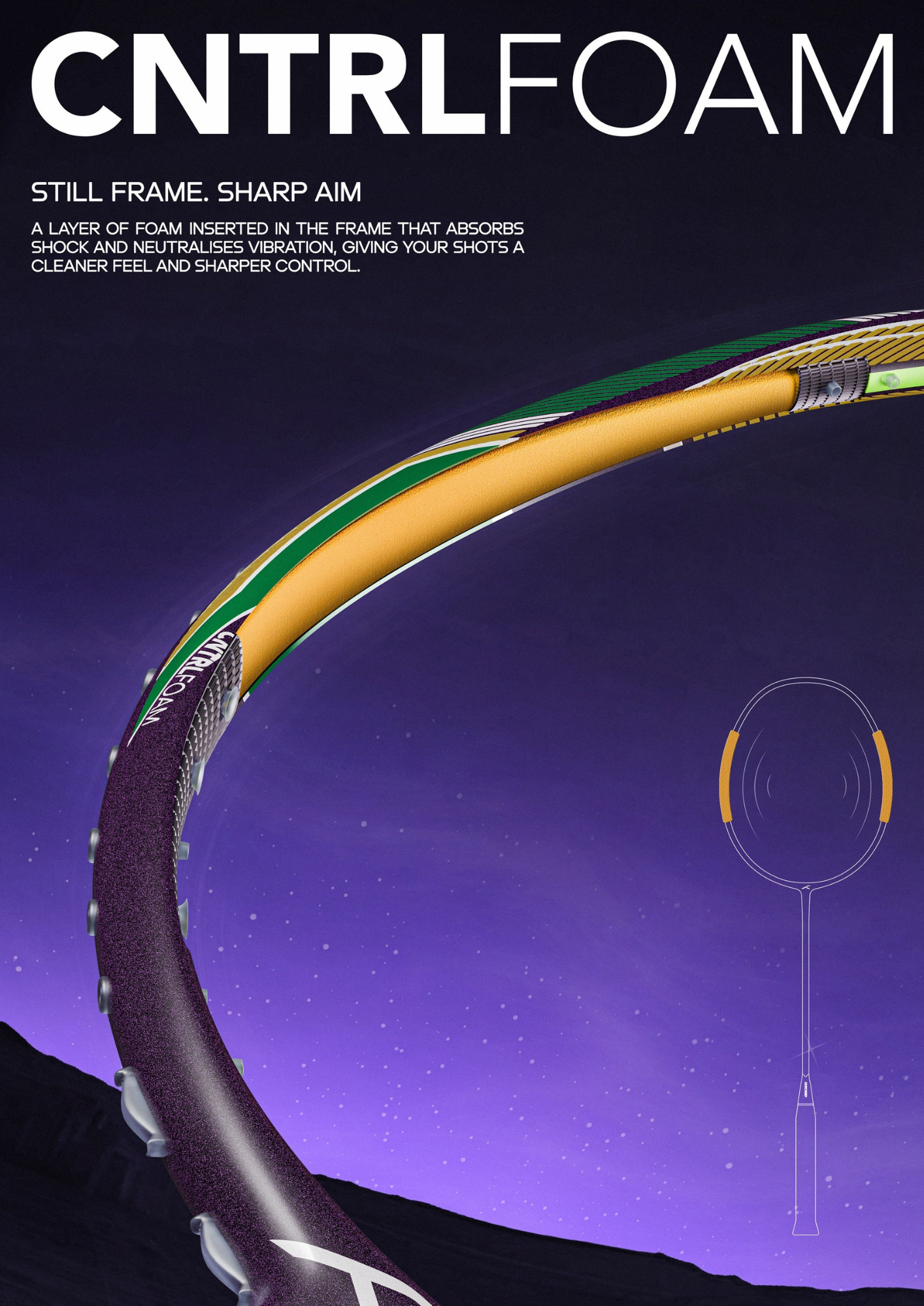 Hundred Hyfonic 7 Badminton Racket