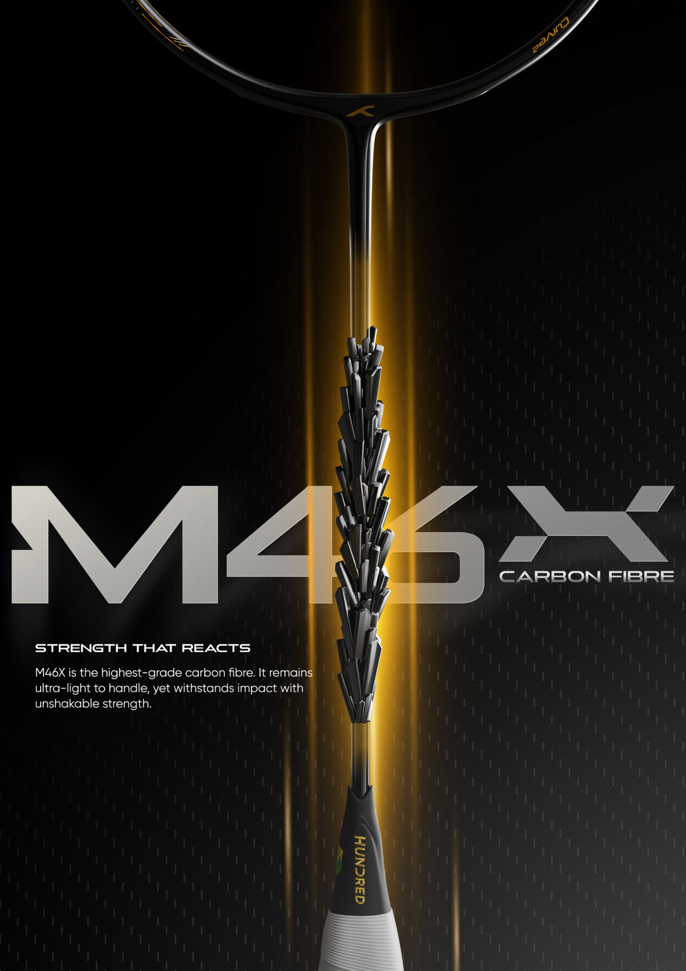 Hundred Nitrix 70 Venom Badminton Racket