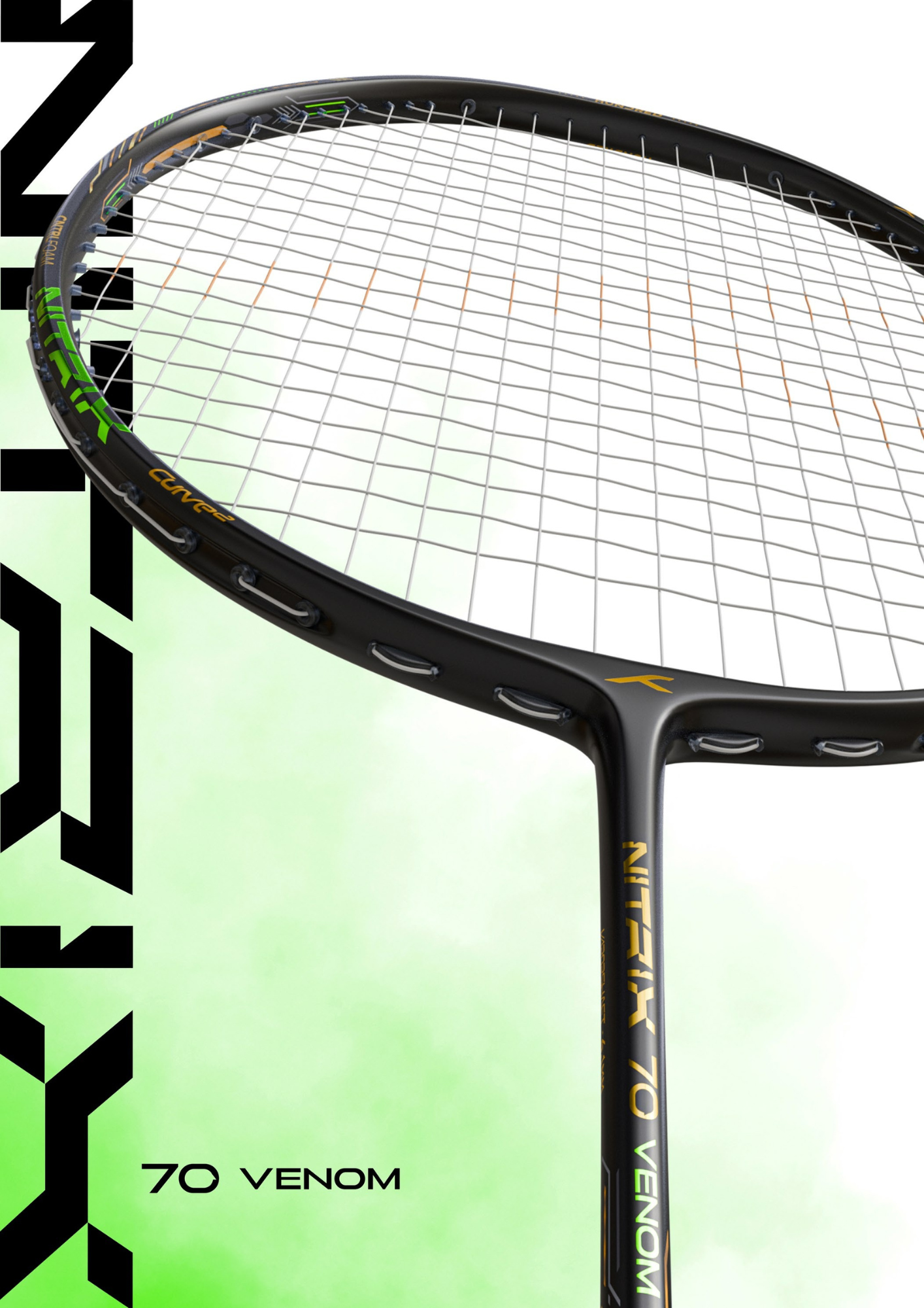 Hundred Nitrix 70 Venom Badminton Racket