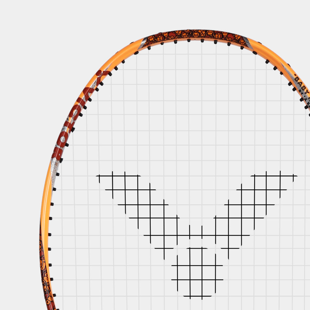 Victor X Baby Milo Store Auraspeed Racket ARS-BABY-MILO-O Badminton Racket (Milo Orange)