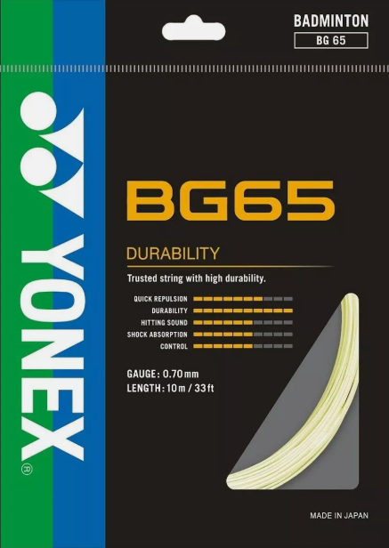 Yonex BG65 Badminton String (Single Pack)