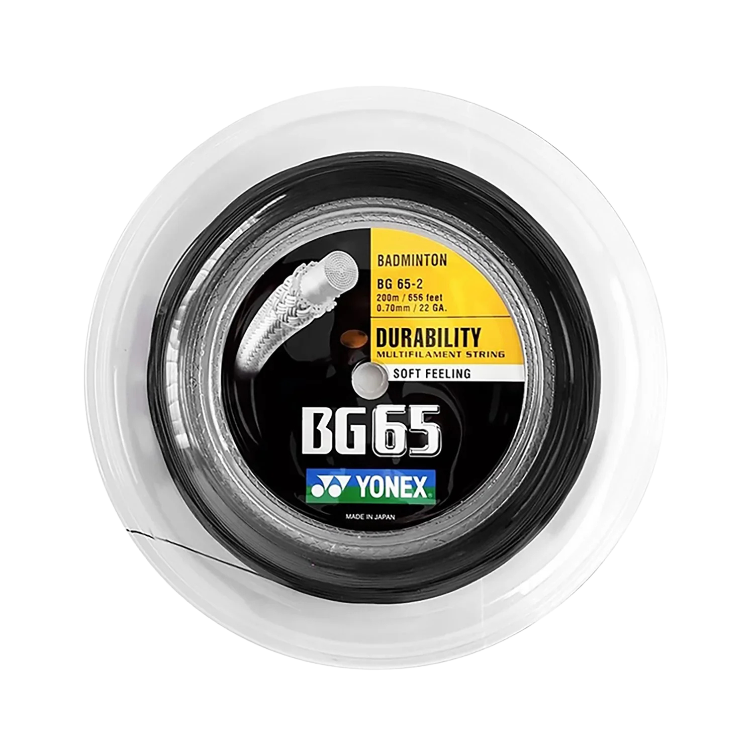 Yonex BG65 Badminton String (200m Reel)