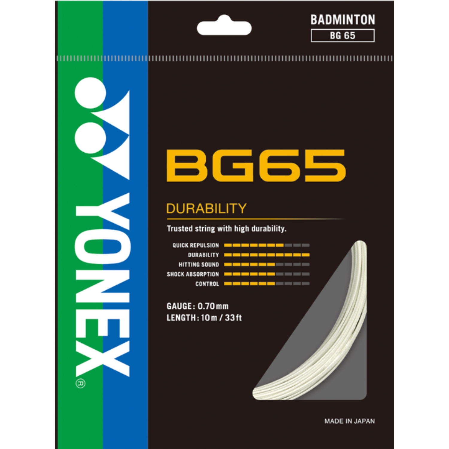 Yonex BG65 Badminton String (Single Pack)